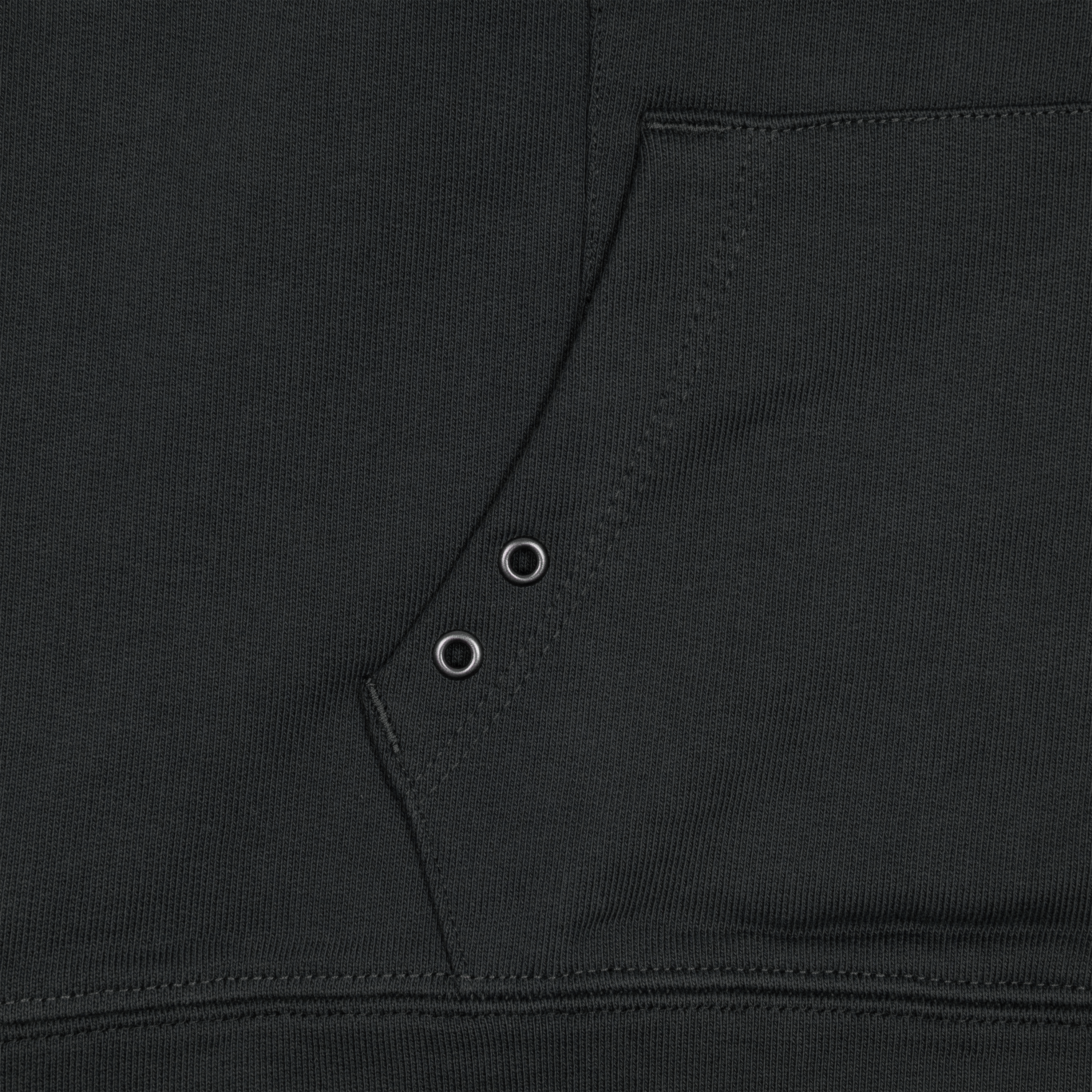 TCM easy pocket hooded zip-up (charcoal)