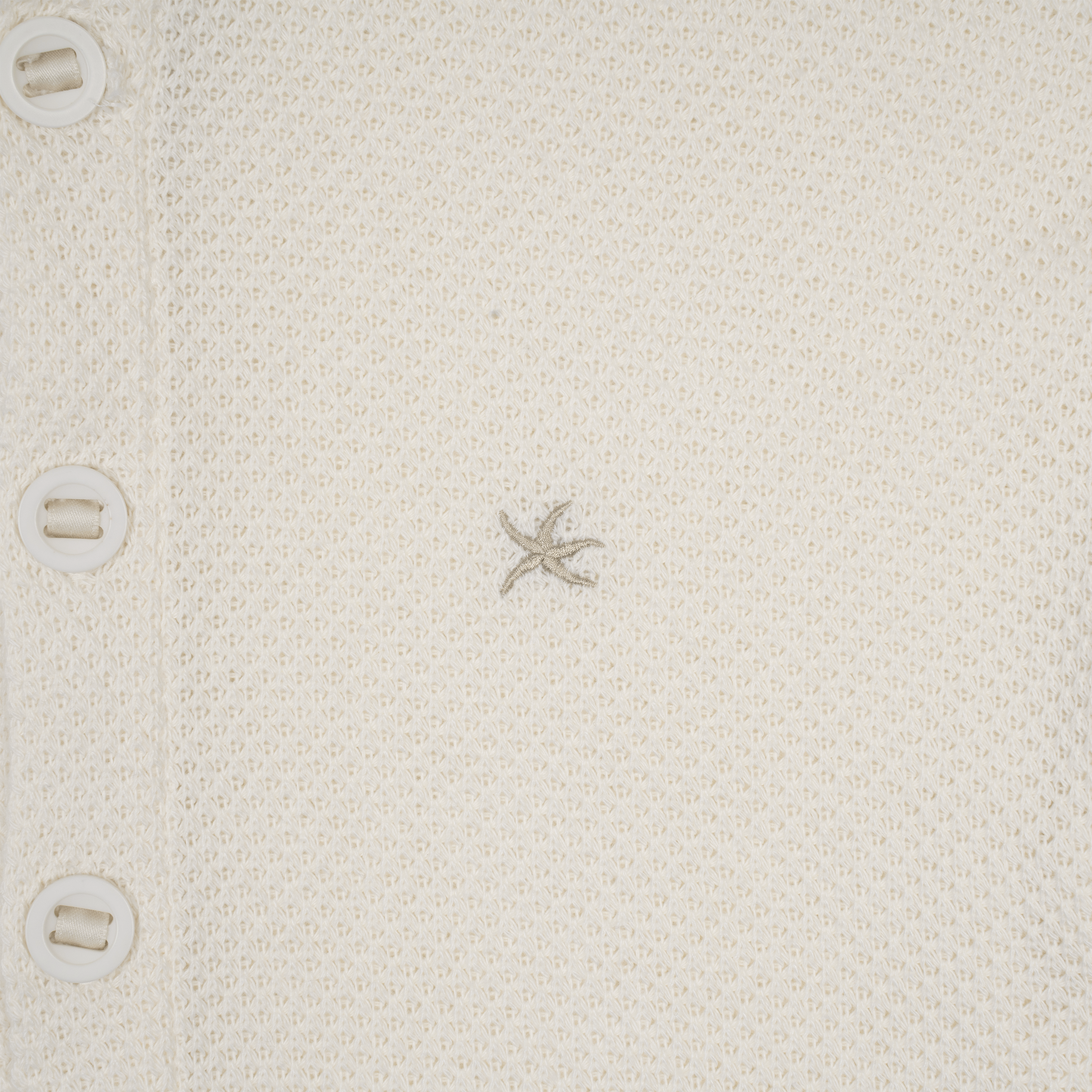 TCM waffle hooded crop jacket (ivory)