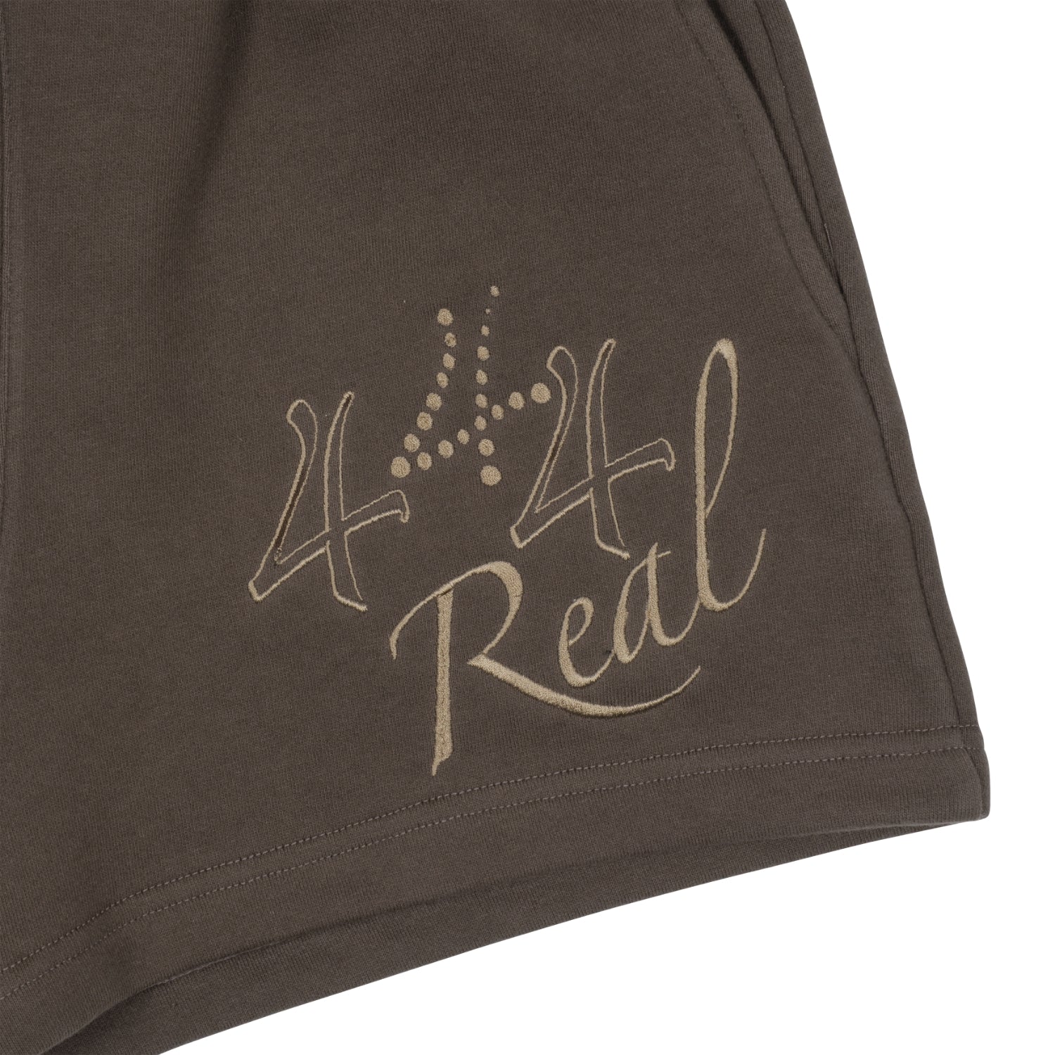 (w) TCM cap short sweat pants (brown)