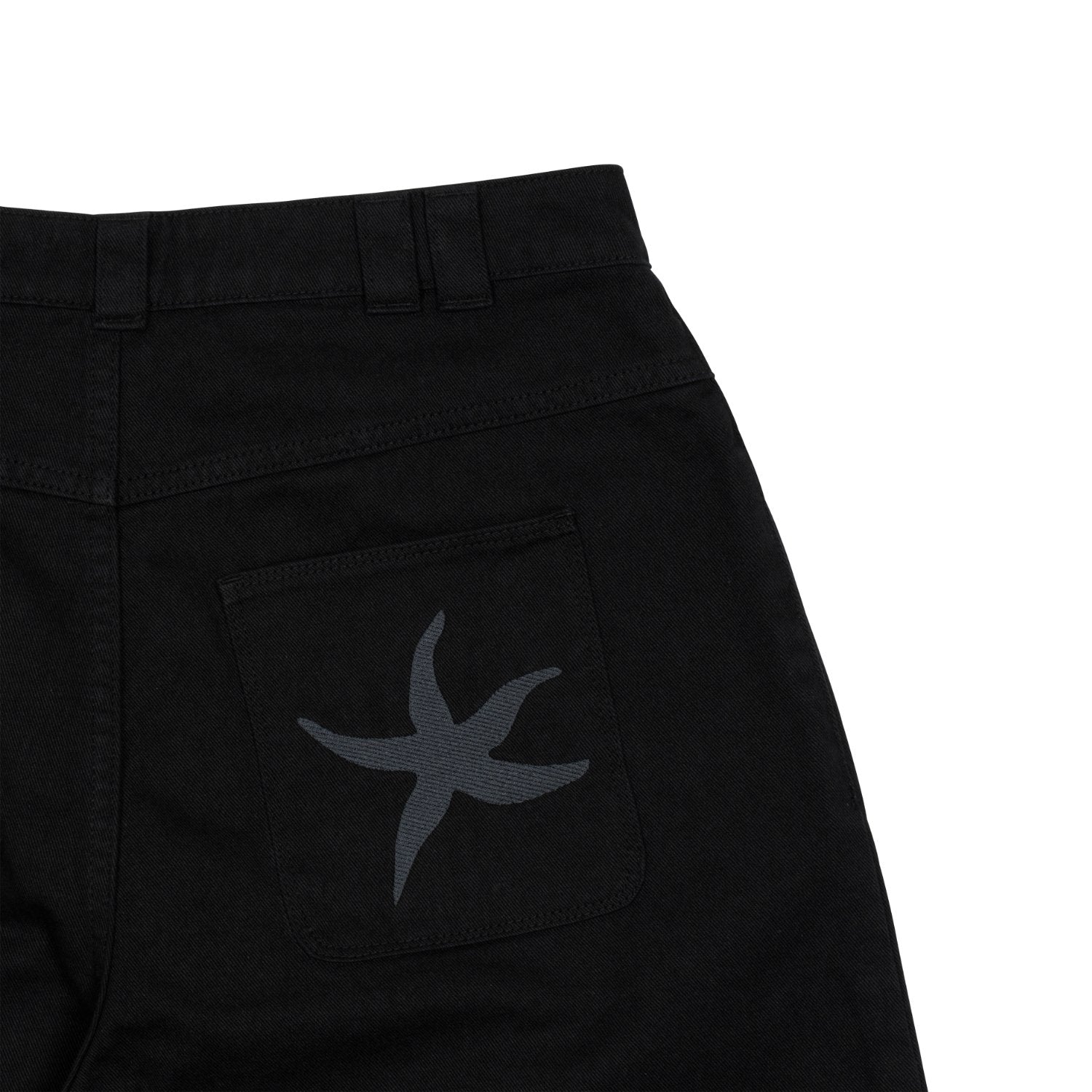 TCM starfish half chino pants (black)