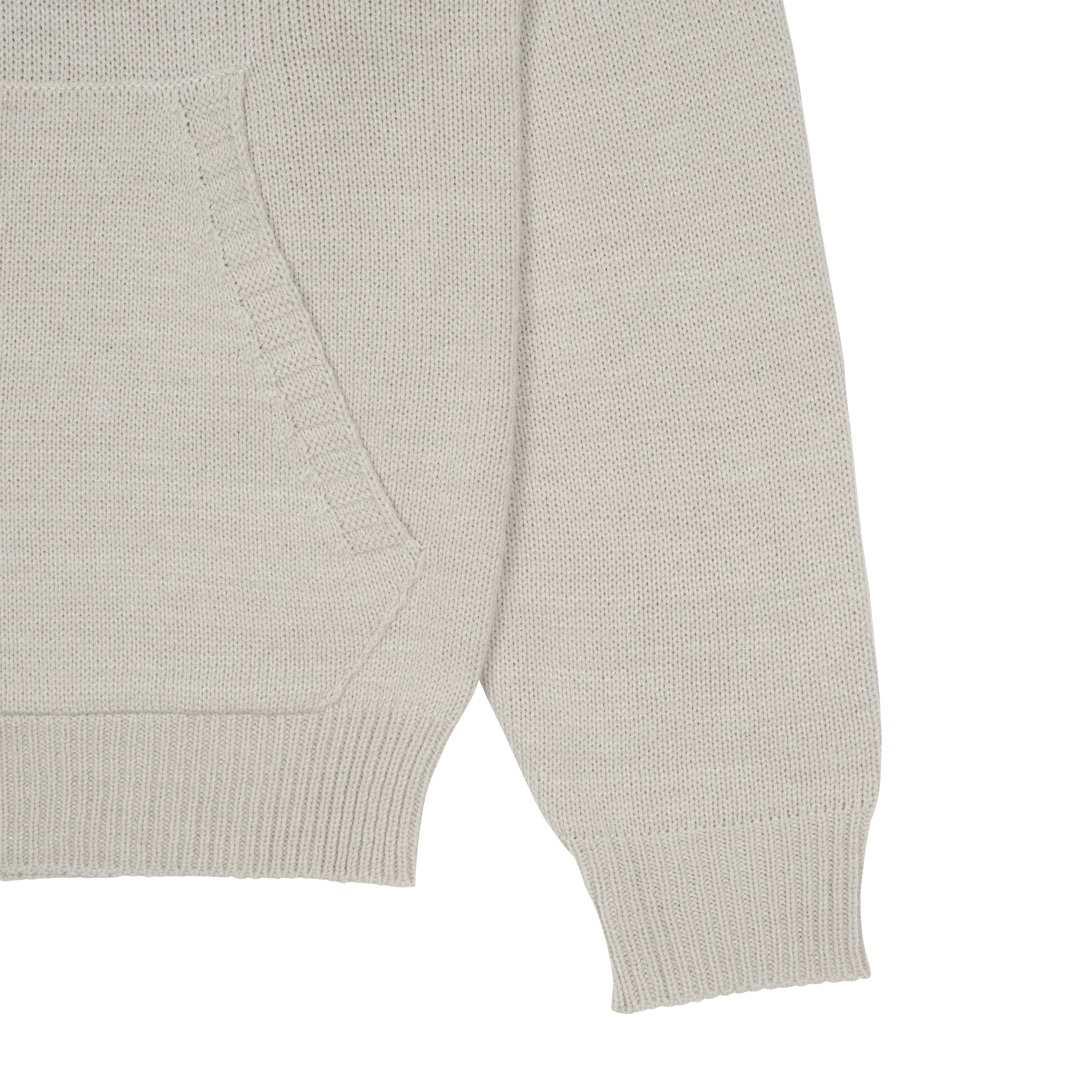 TCM starfish logo knit hoodie (ivory)