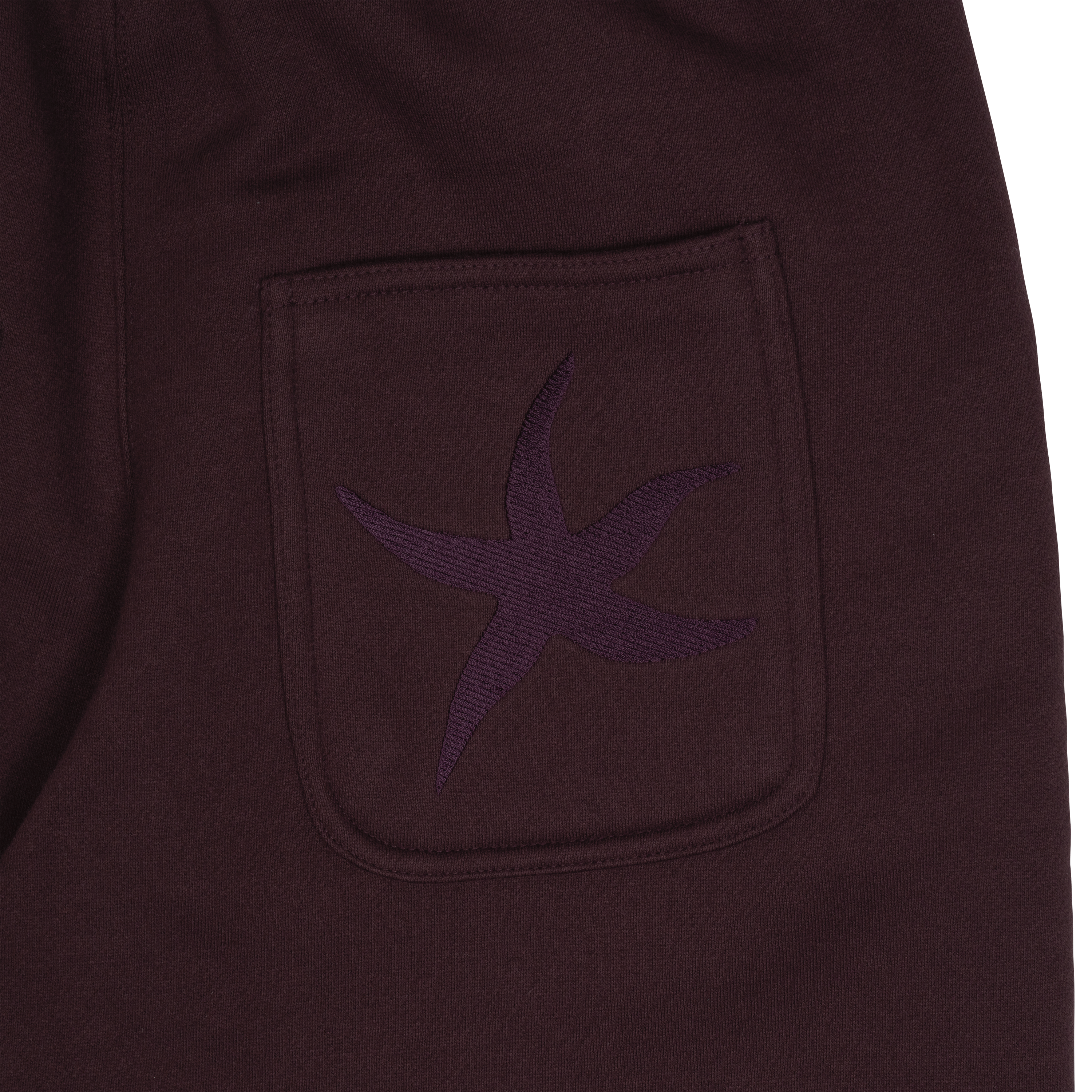 TCM starfish sweat pants (burgundy)