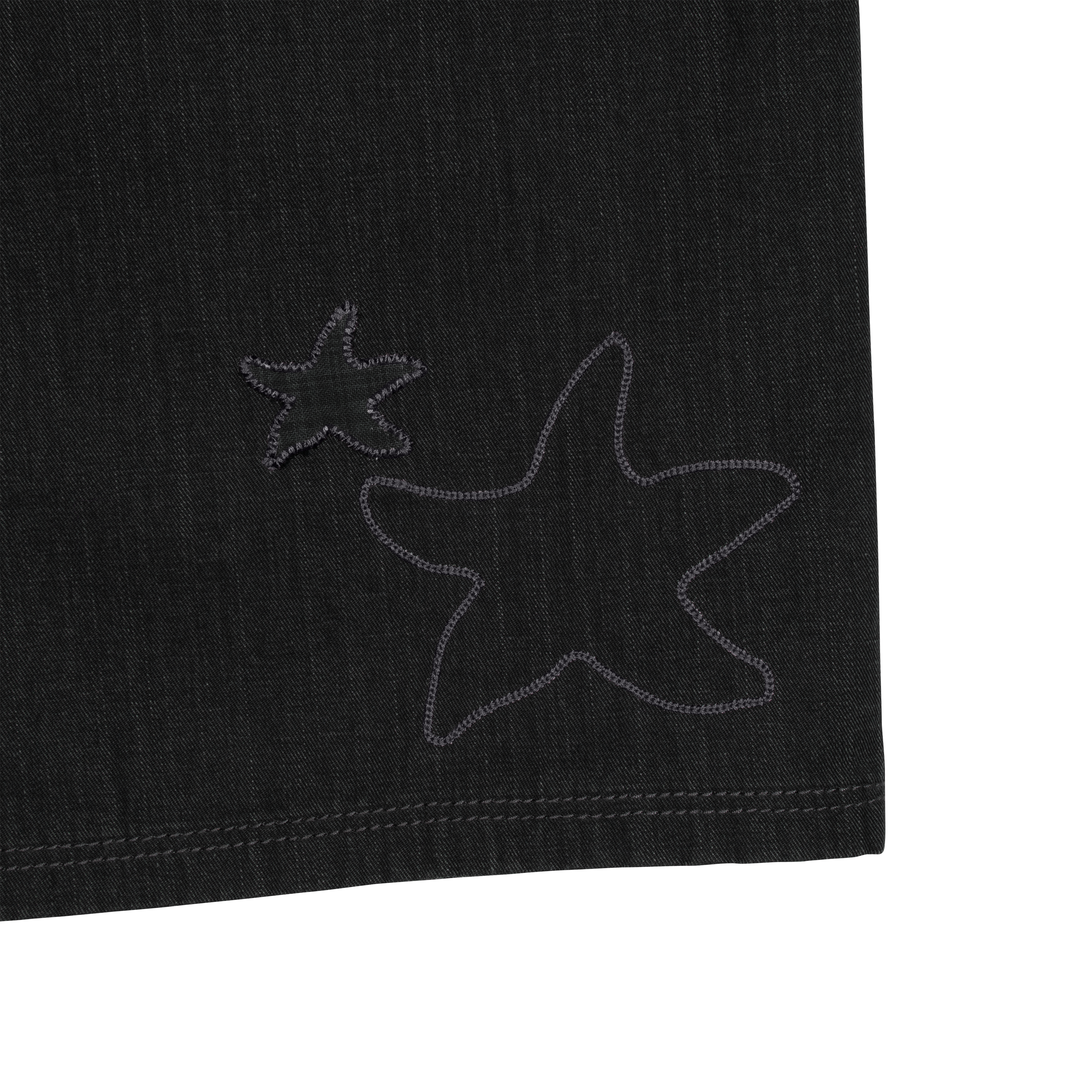 TCM starfish patch pants (charcoal black)