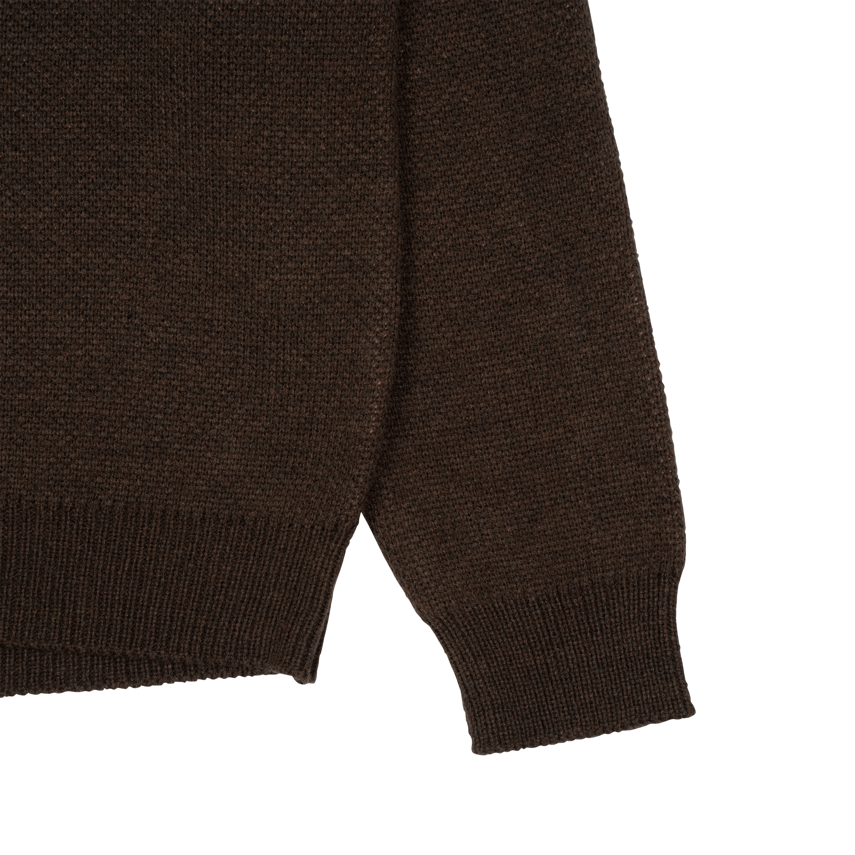 TCM typing logo knit (brown)