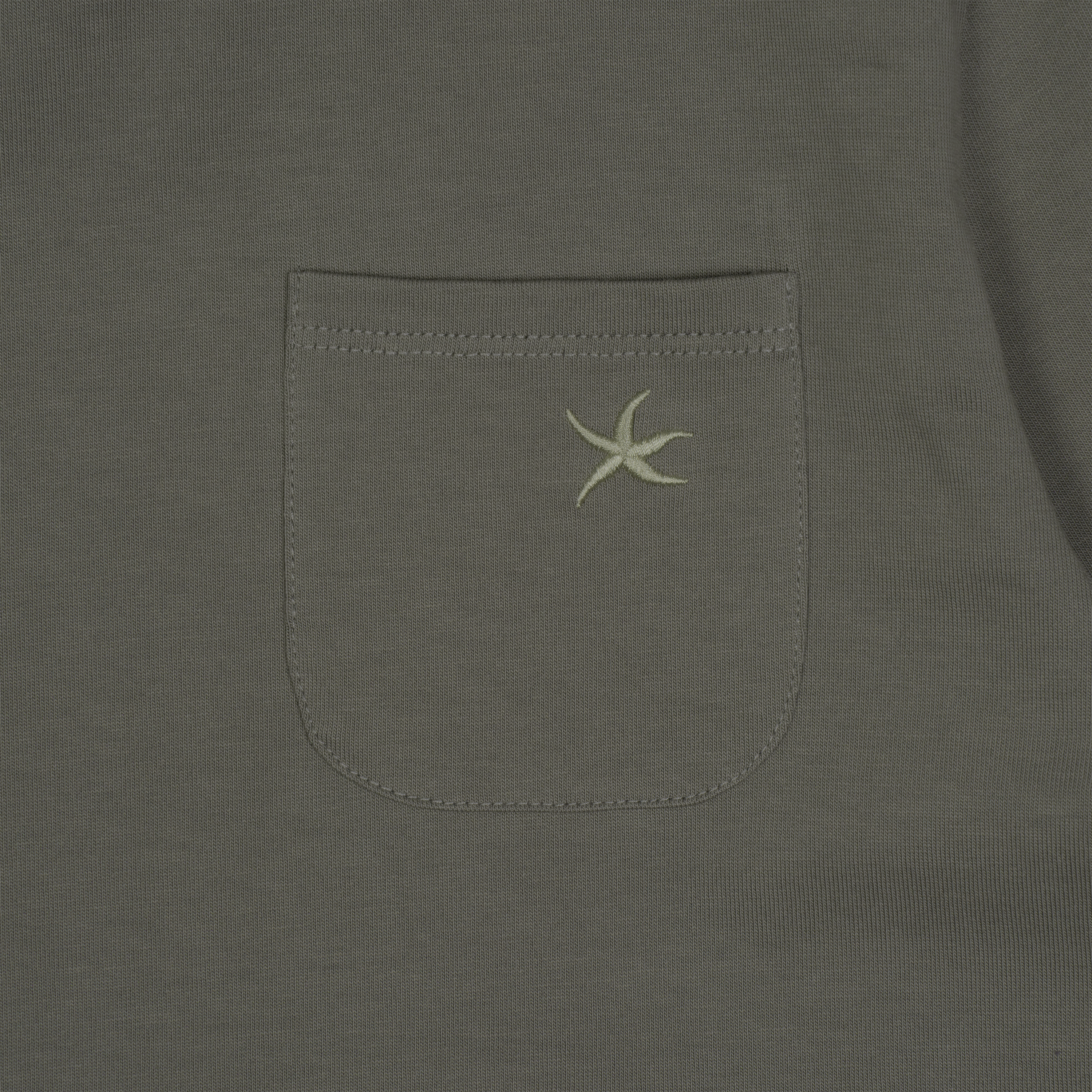 TCM stripe layered long sleeve (green)