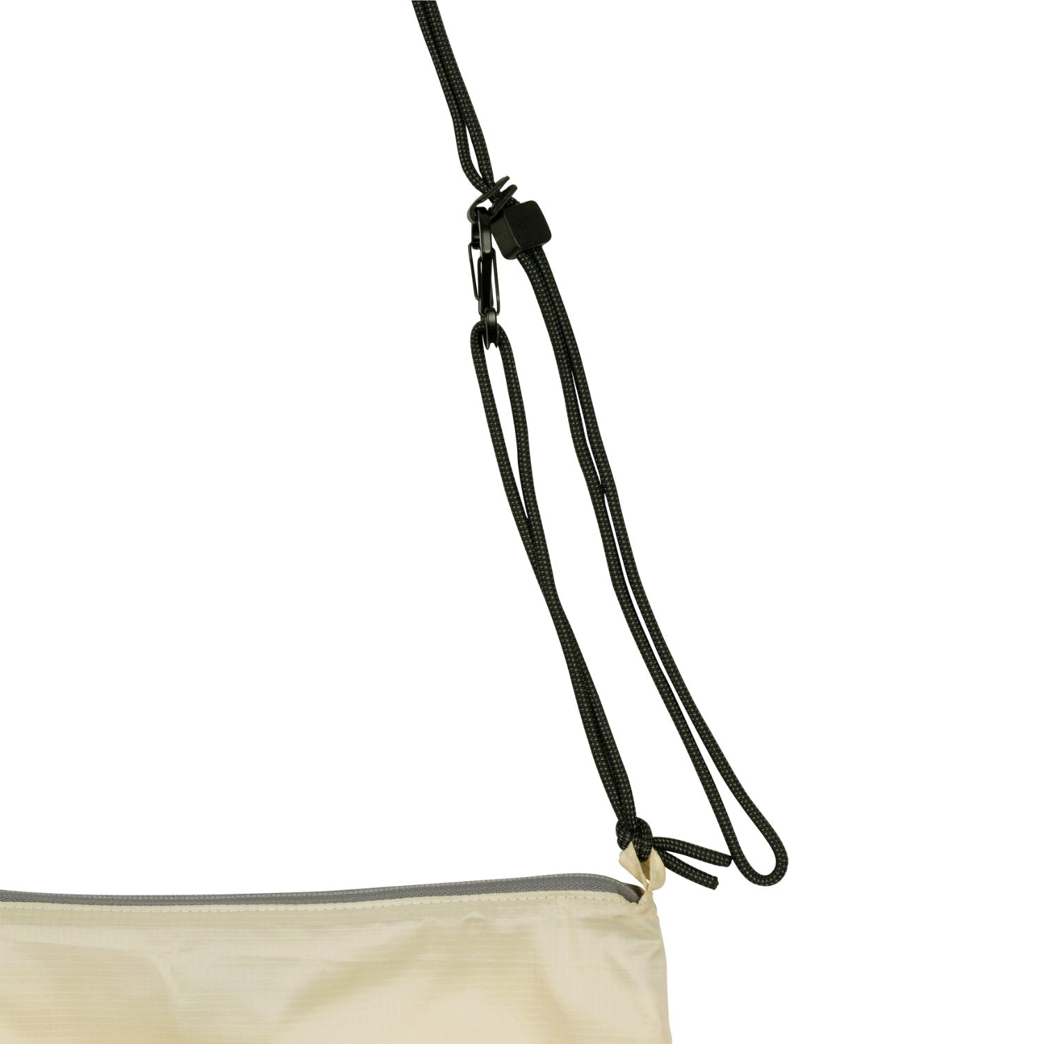 TCM mini logo ripstop cross bag (cream)