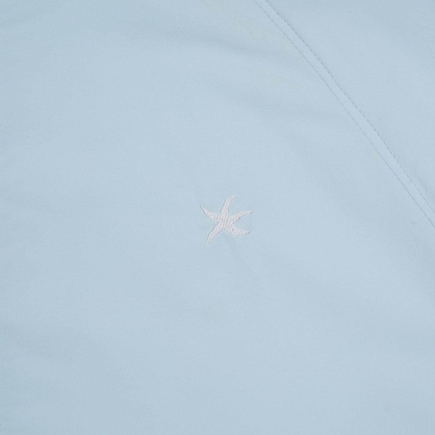 TCM starfish light hooded zip-up (sky blue)