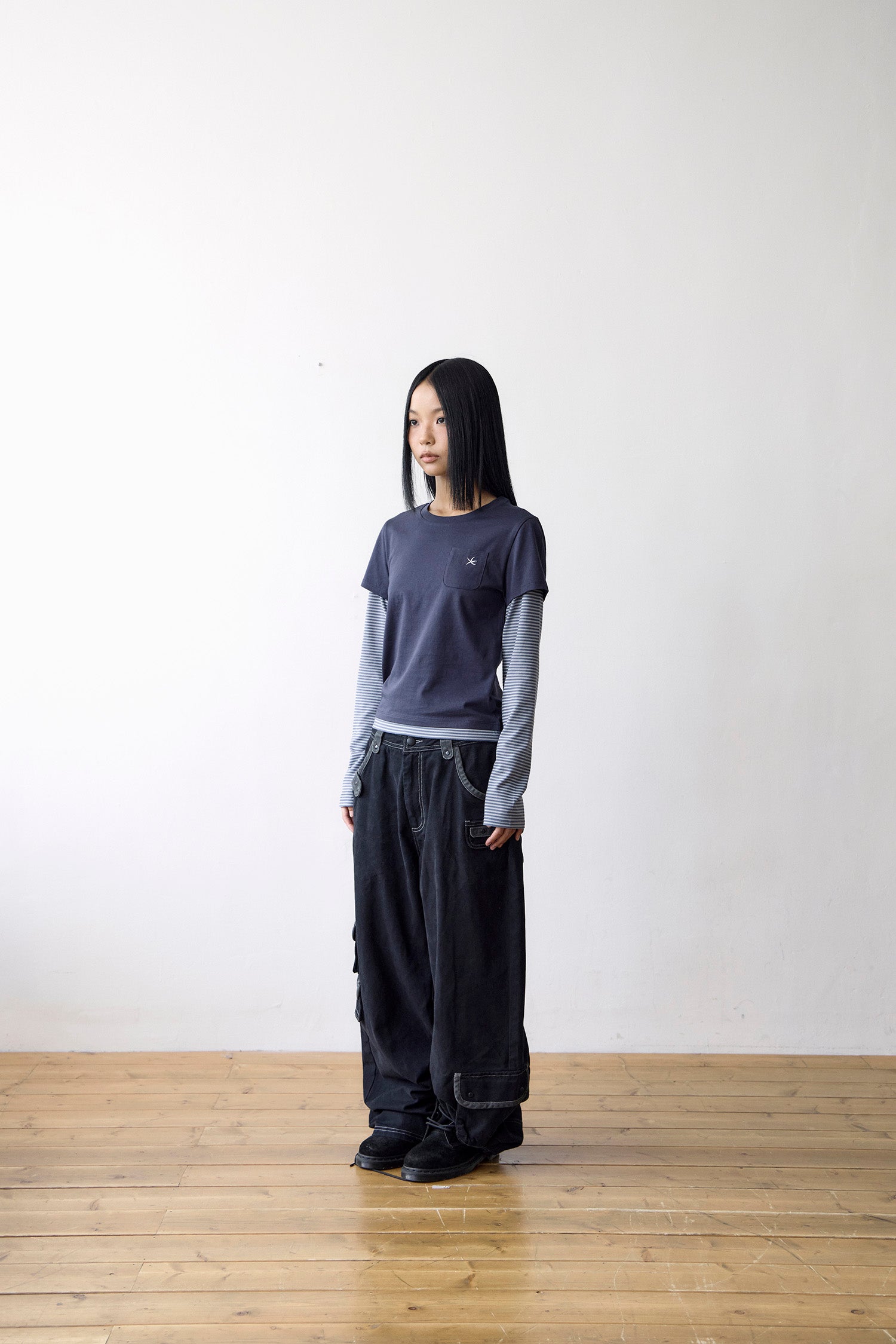 TCM multi cargo pants (black)