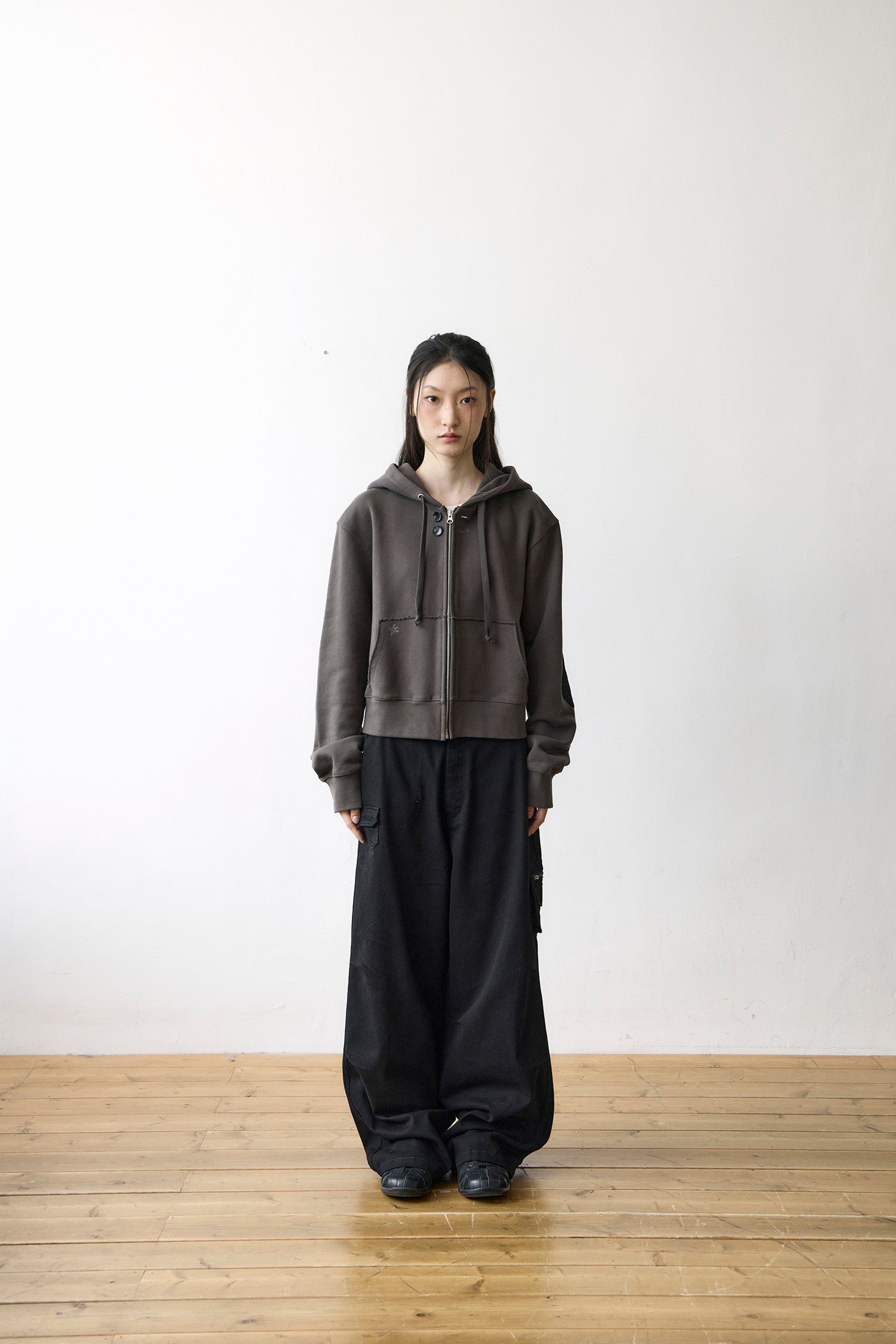 TCM double pocket pants (black)