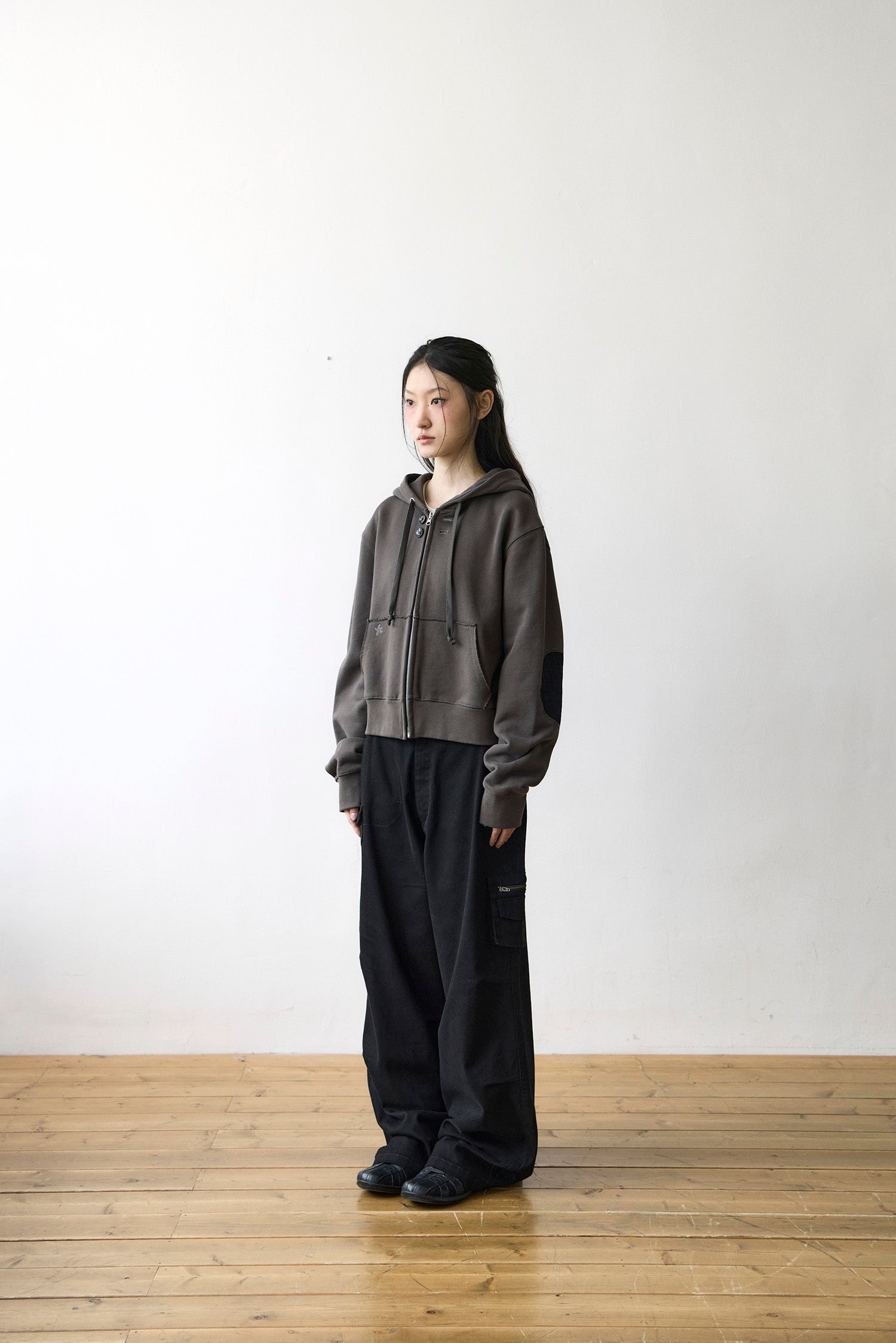 TCM double pocket pants (black)