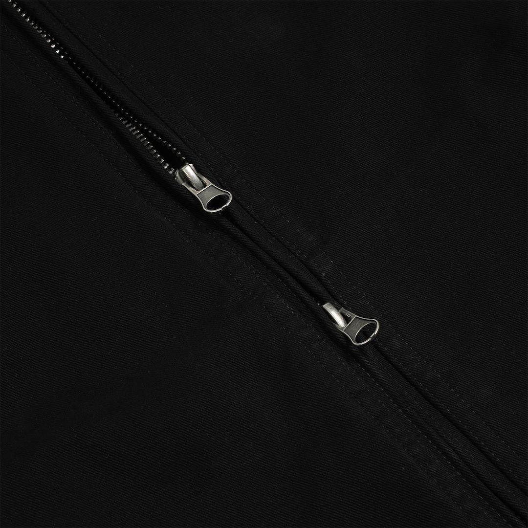 TCM washed mini logo jacket (black)