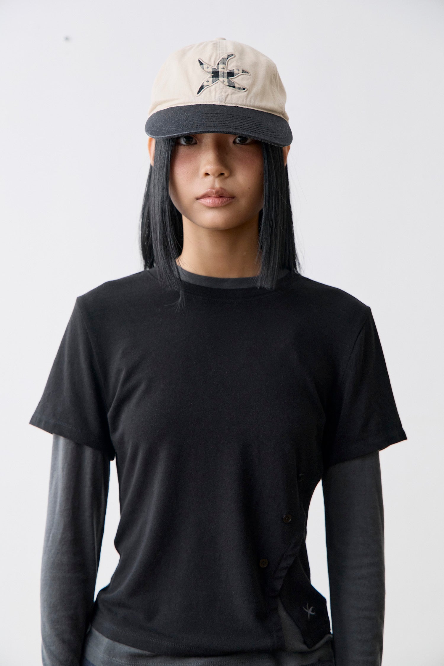 TCM logo patch cap (ivory)