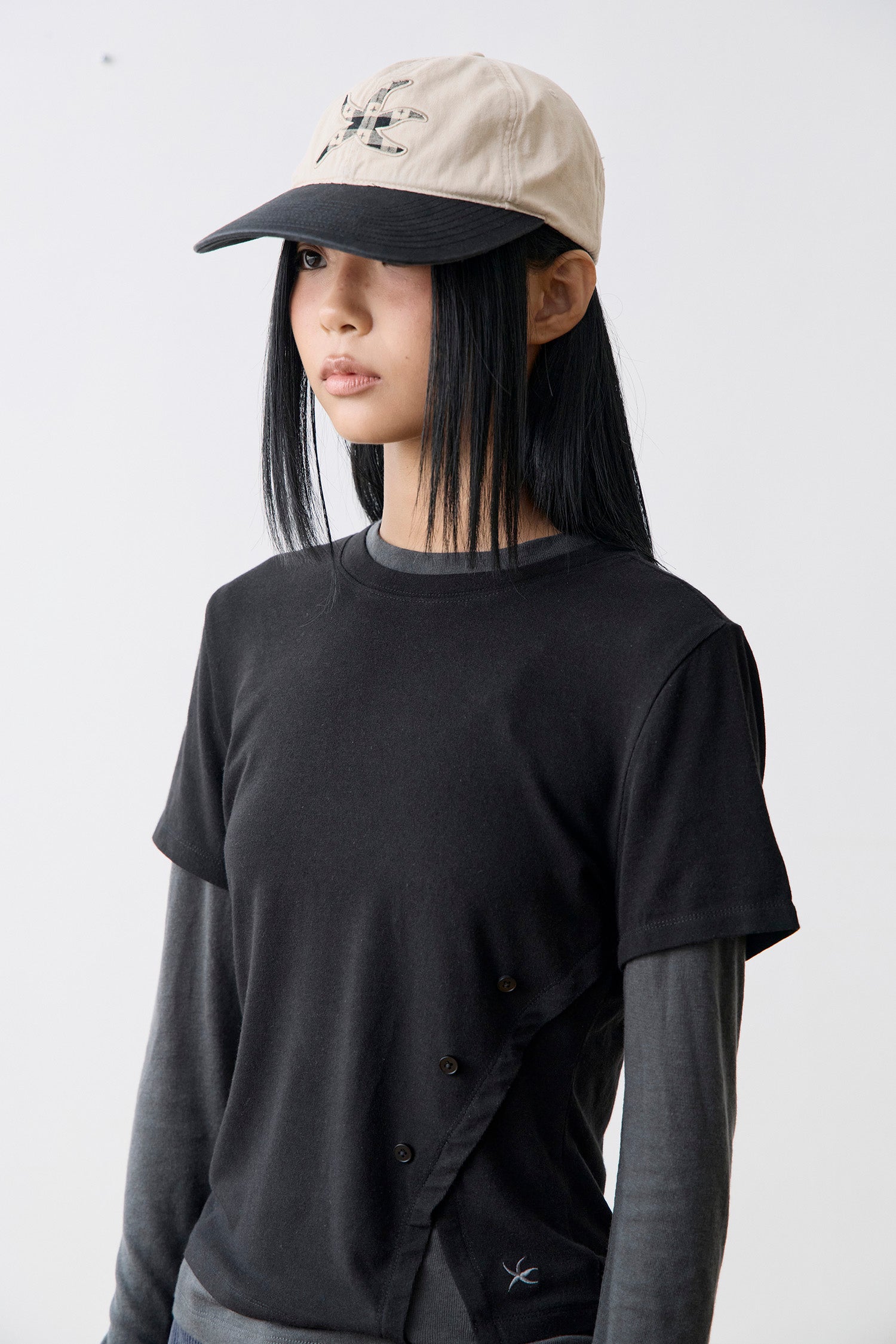 TCM logo patch cap (ivory)