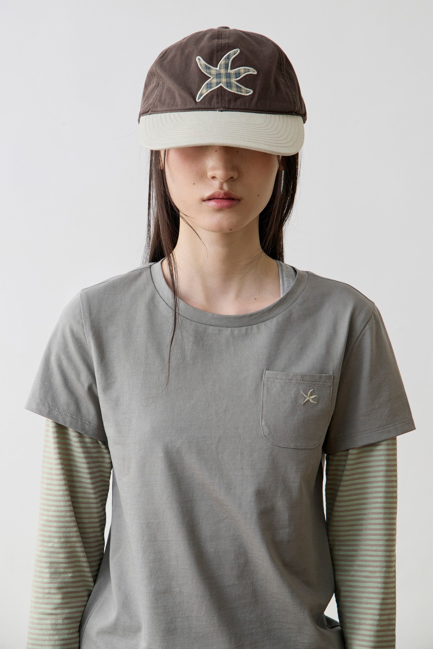 TCM logo patch cap (brown)