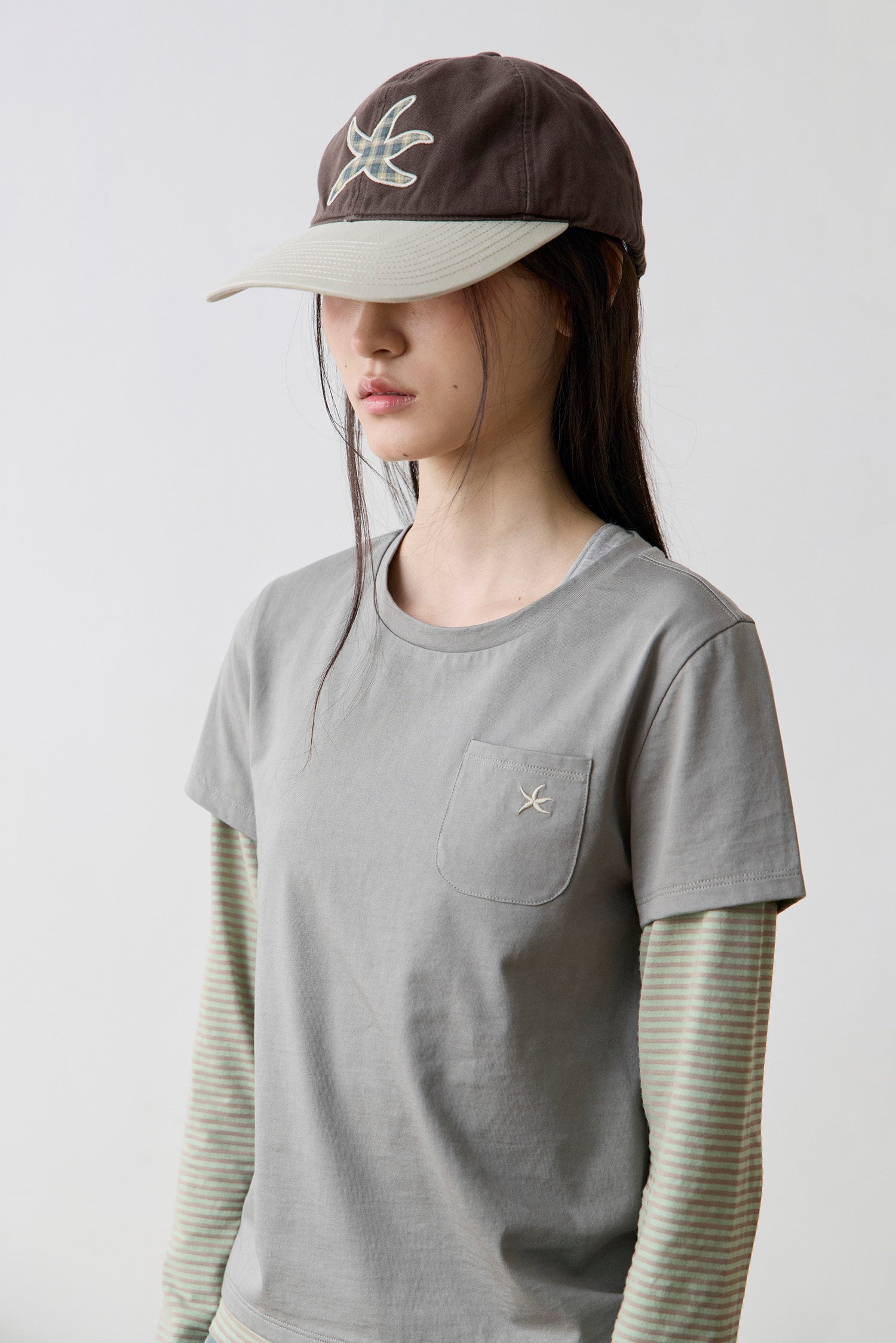 TCM logo patch cap (brown)