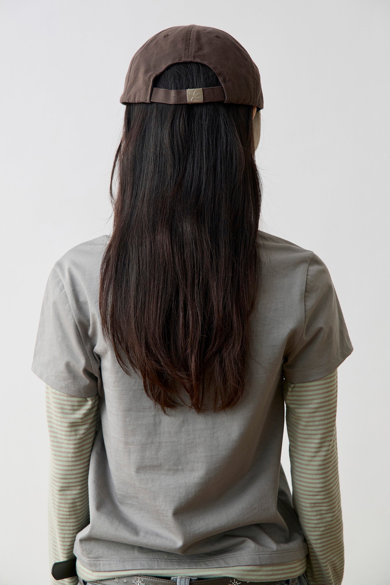 TCM logo patch cap (brown)