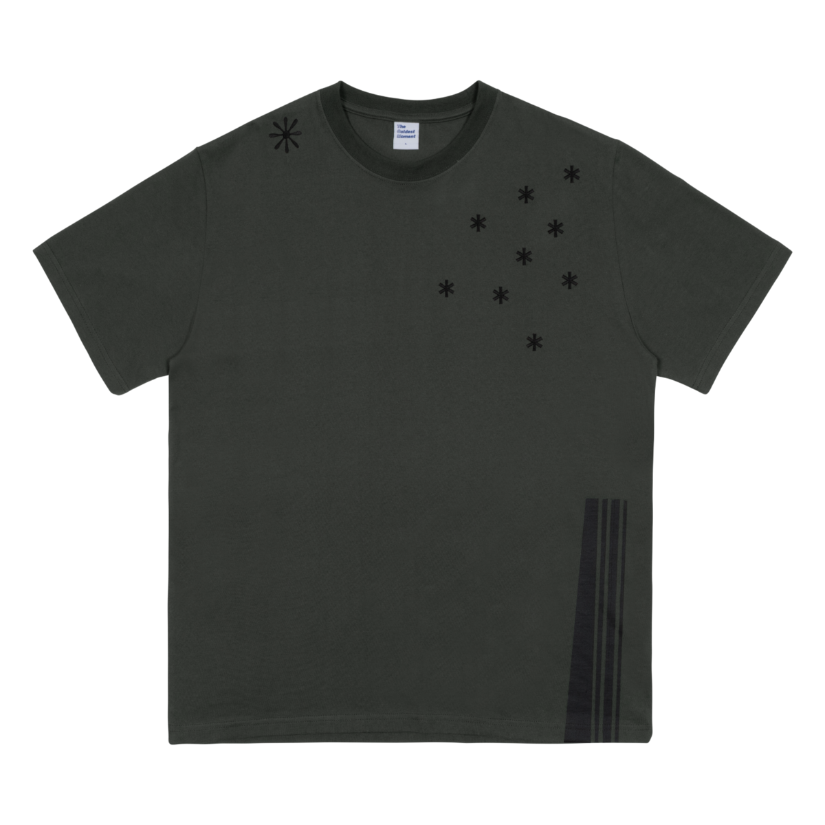 TCM Snow T charcoal cotton shirt minimalist unisex