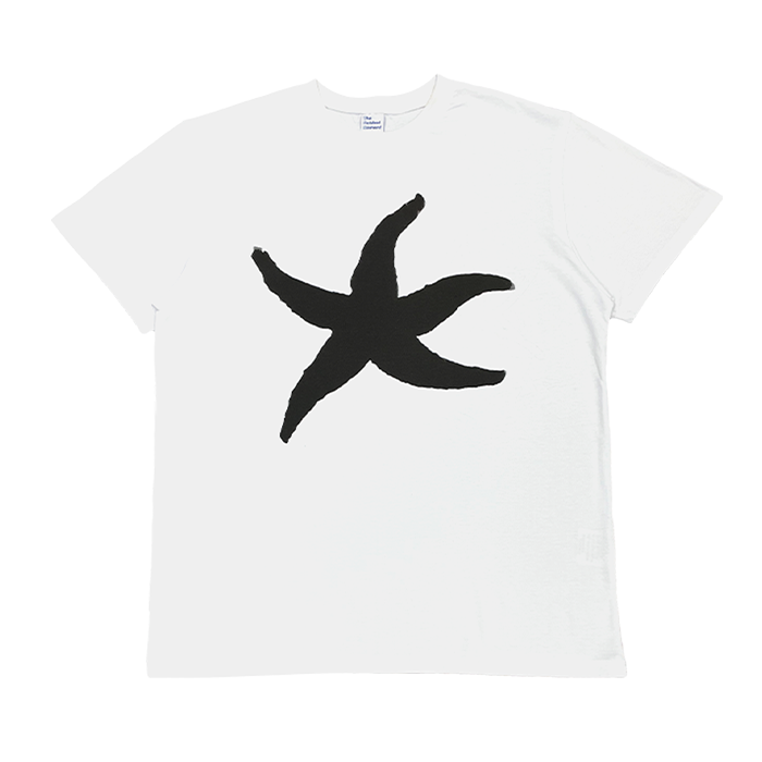 TCM starfish t-shirt white minimalist unisex co...