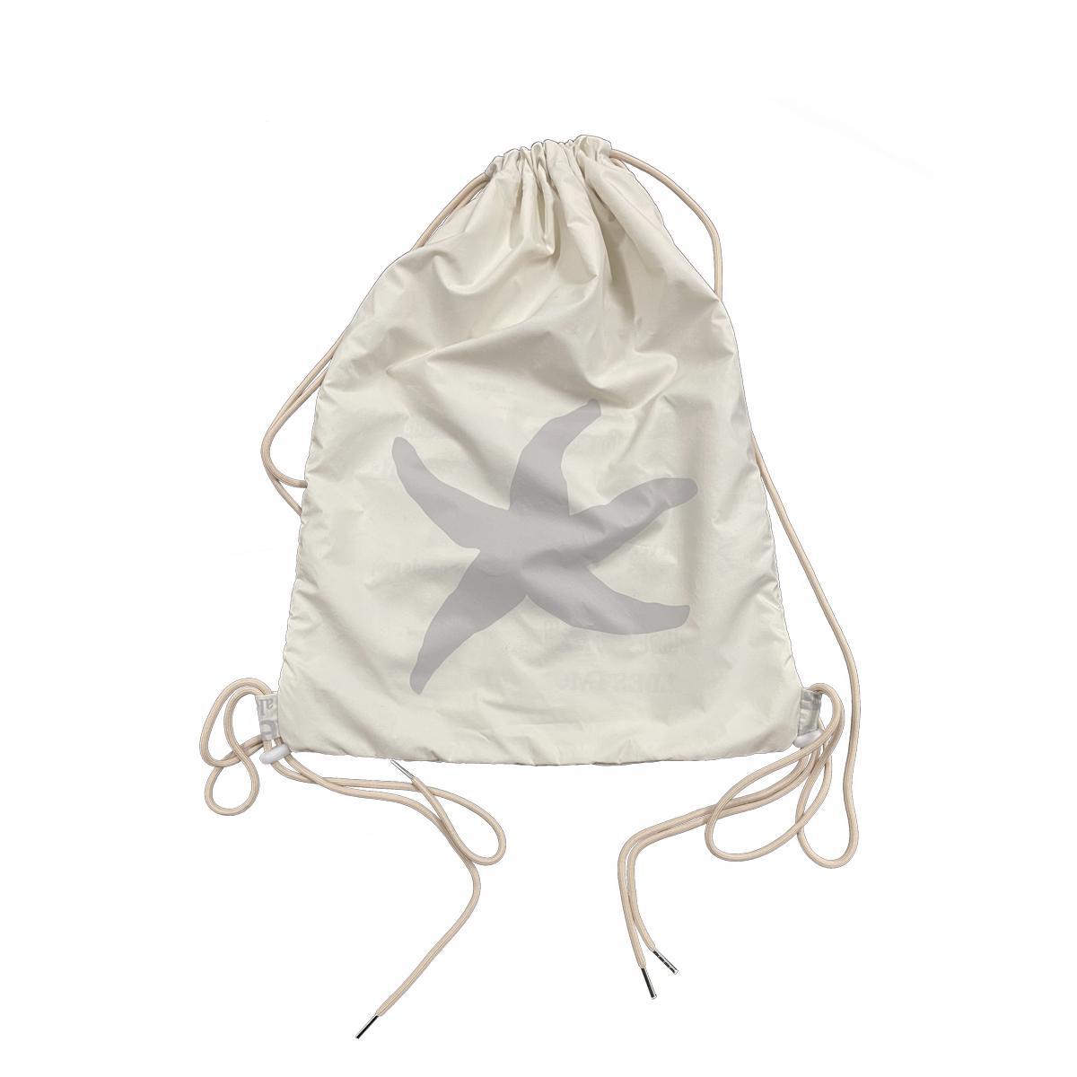 TCM starfish reversible gym sack ivory minimalist
