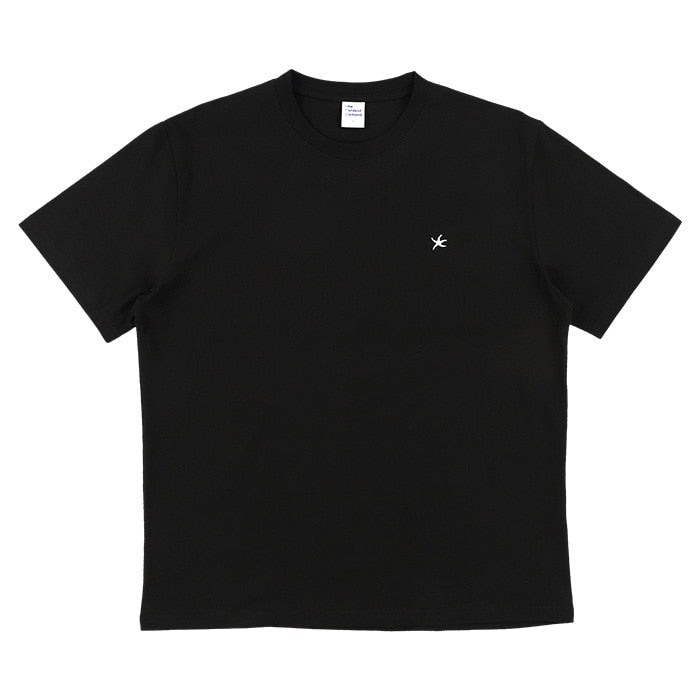 TCM black starfish mini logo T shirt minimalist