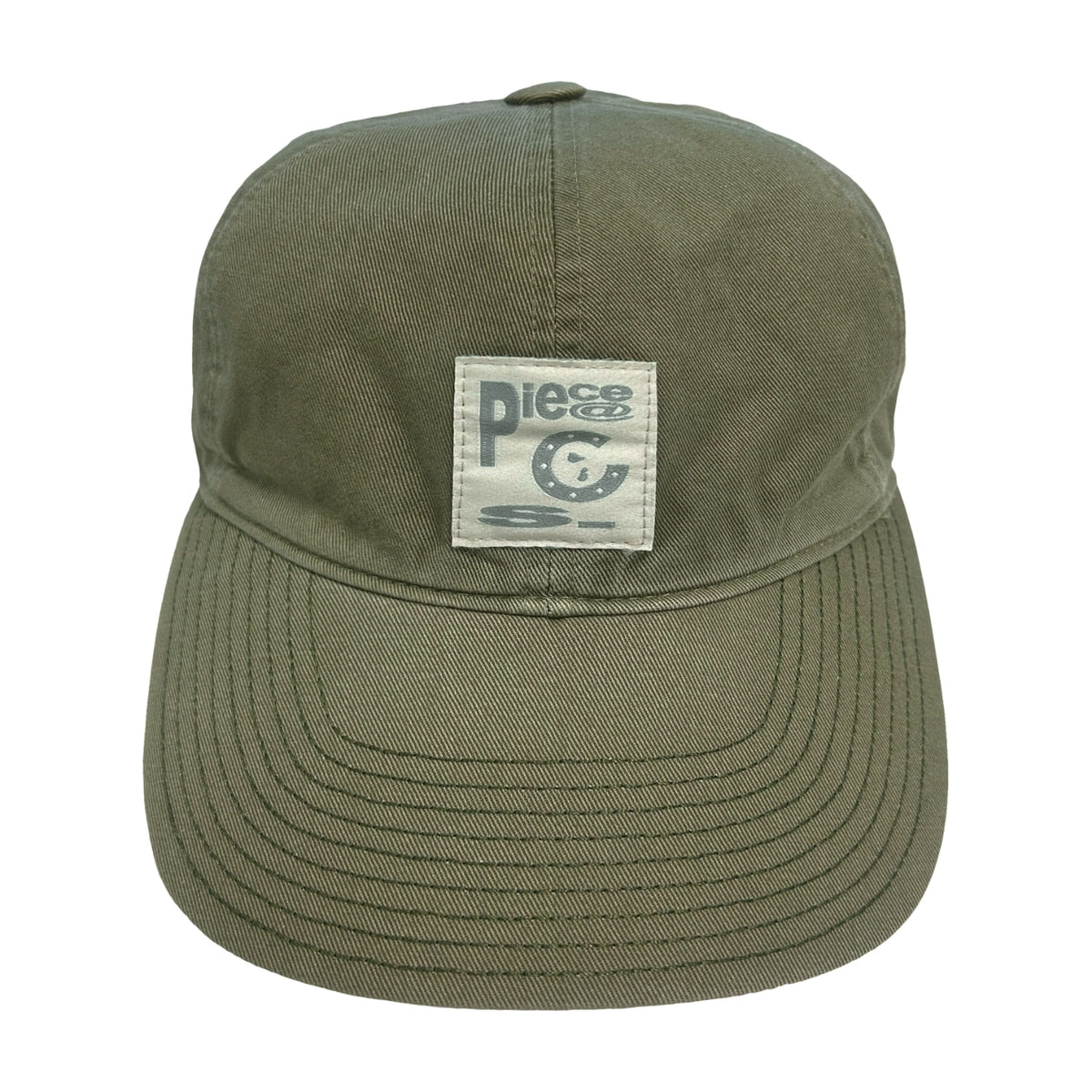 TCM khaki cotton piece cap minimalist unisex