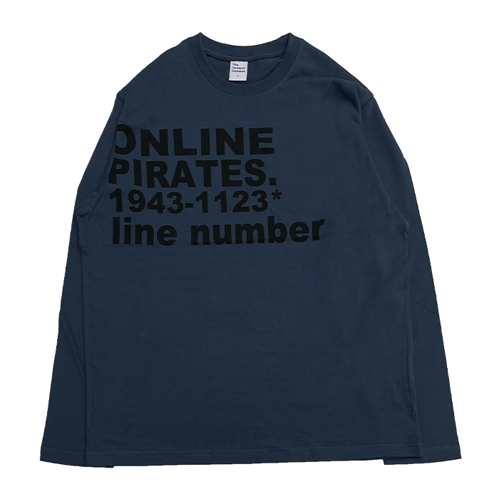 TCM navy long sleeve minimalist unisex comfort