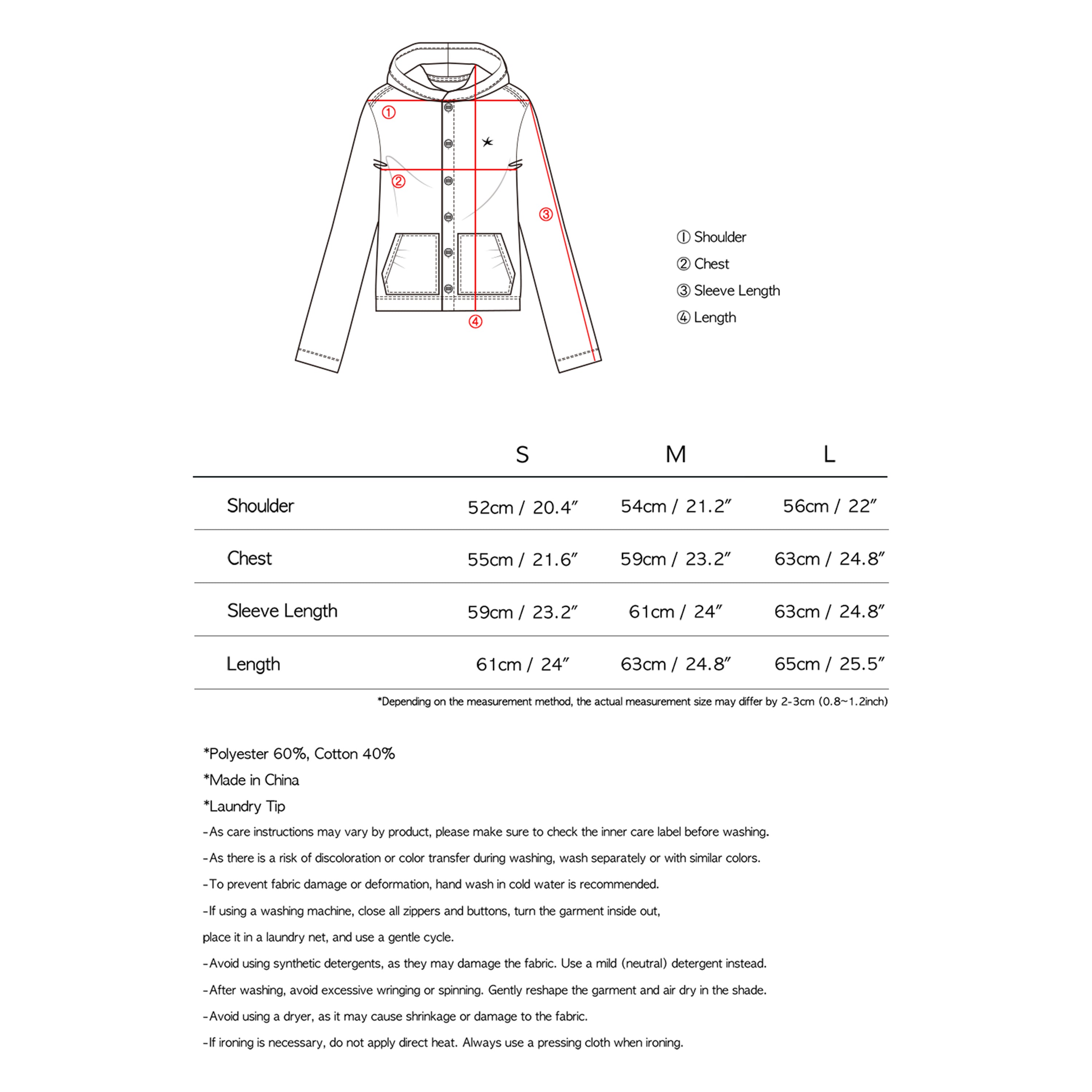 TCM waffle hooded crop jacket (black)