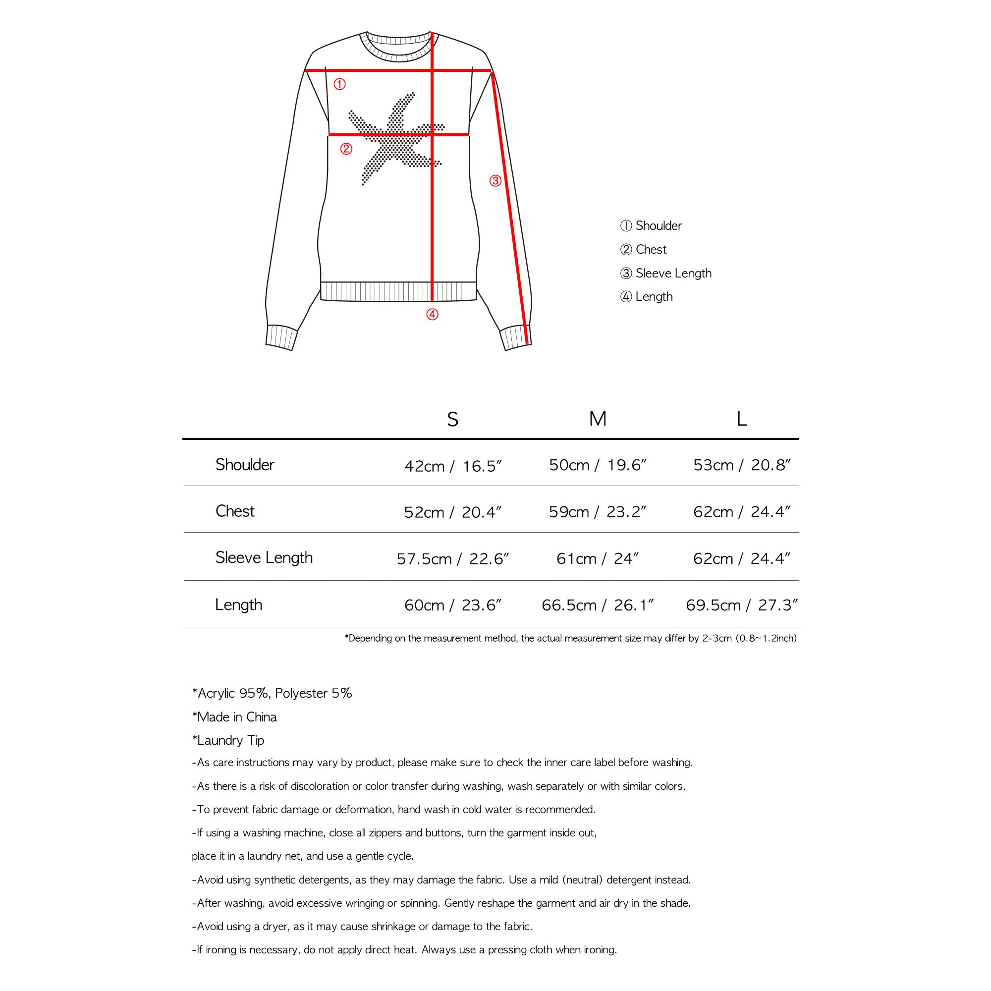 TCM starfish logo knit (charcoal)