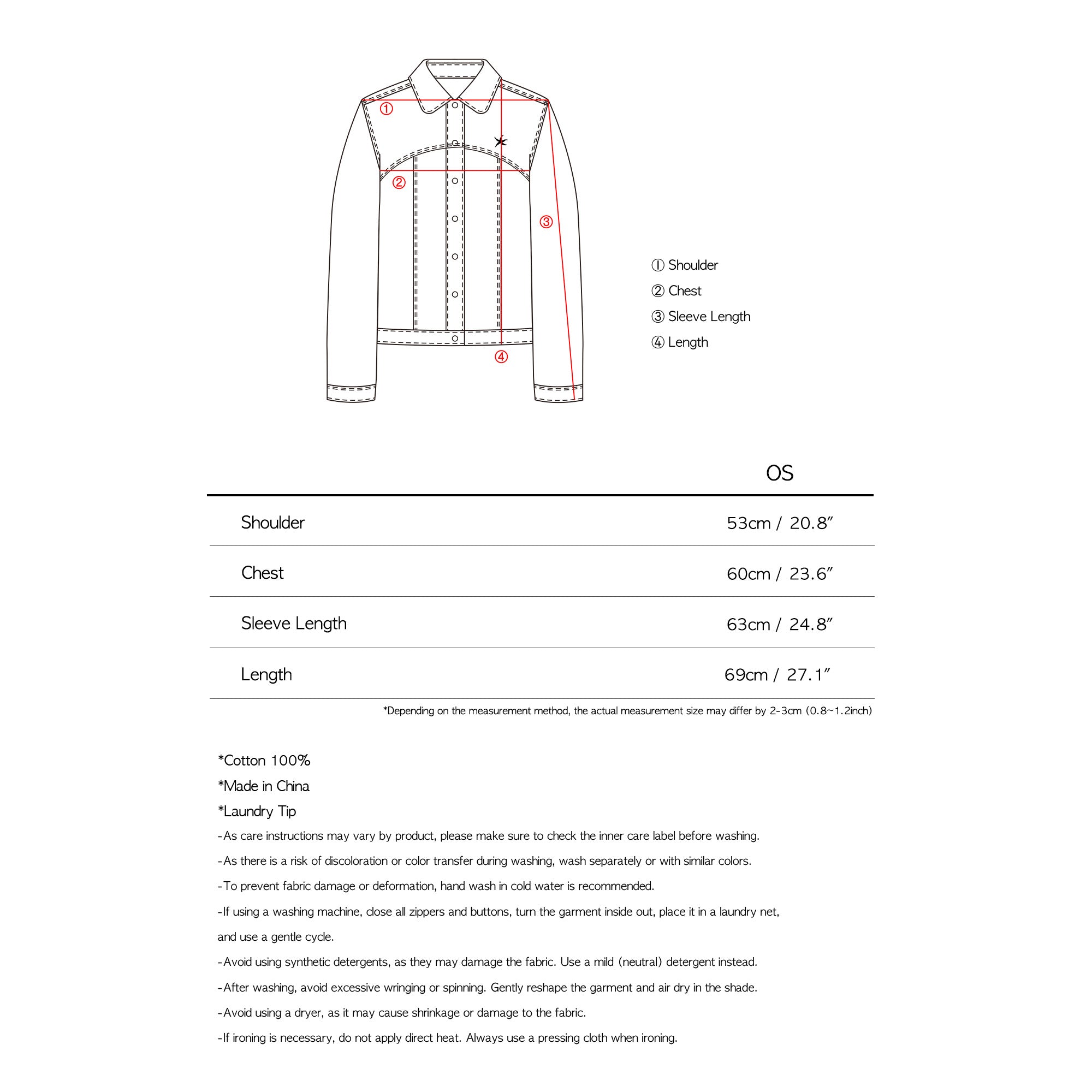 TCM mini logo work jacket (navy)