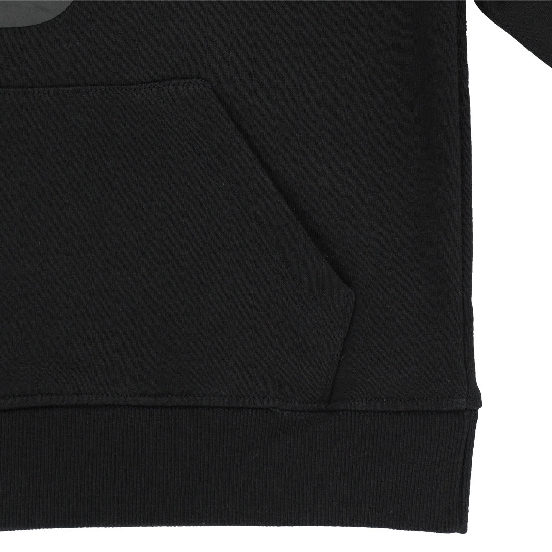 (w) TCM rag hoodie (black)