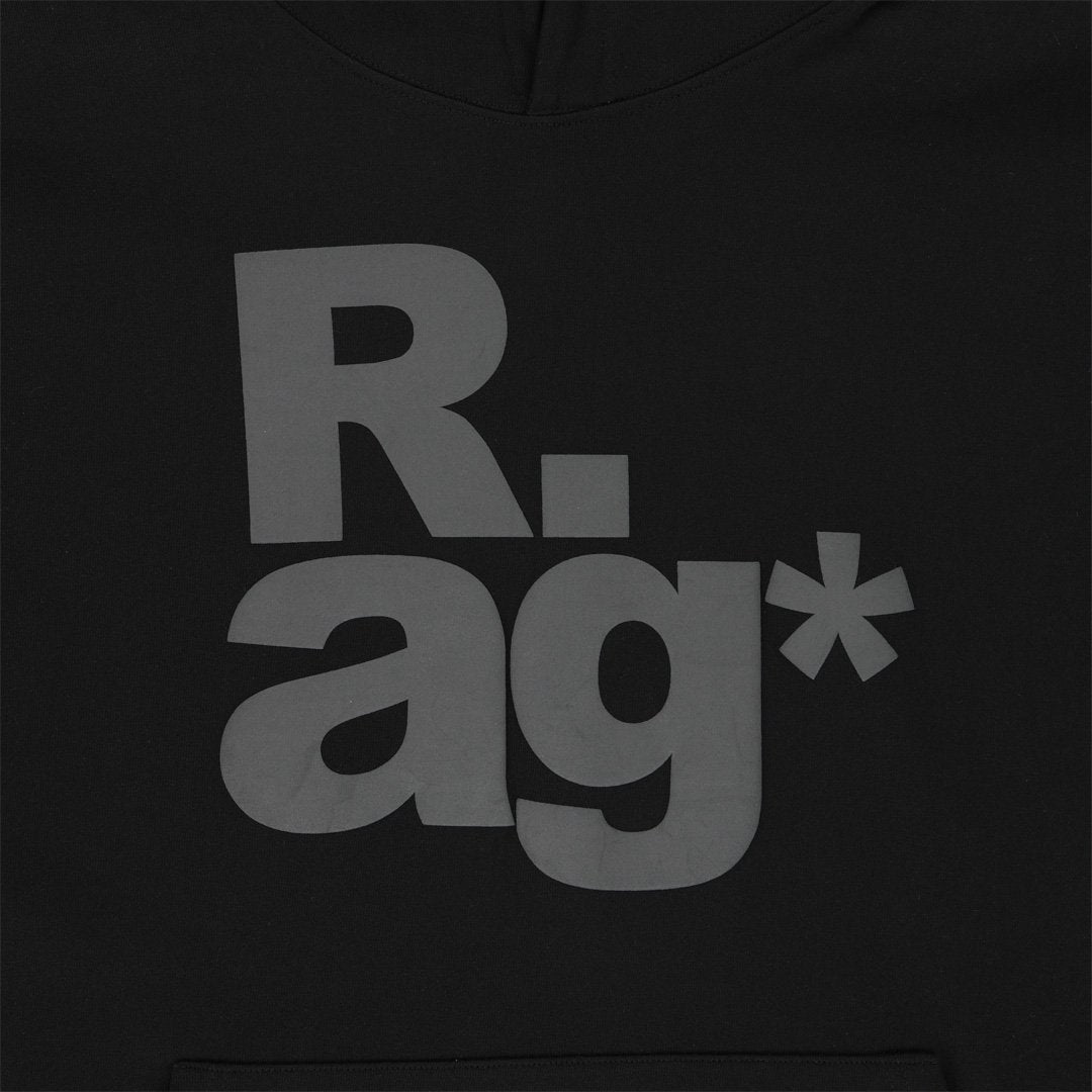 TCM rag hoodie (black)