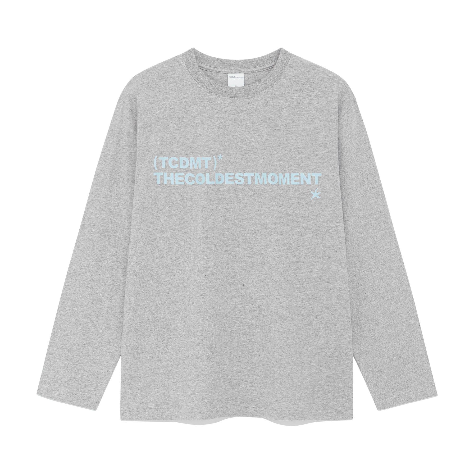 TCM box long sleeve (melange grey)