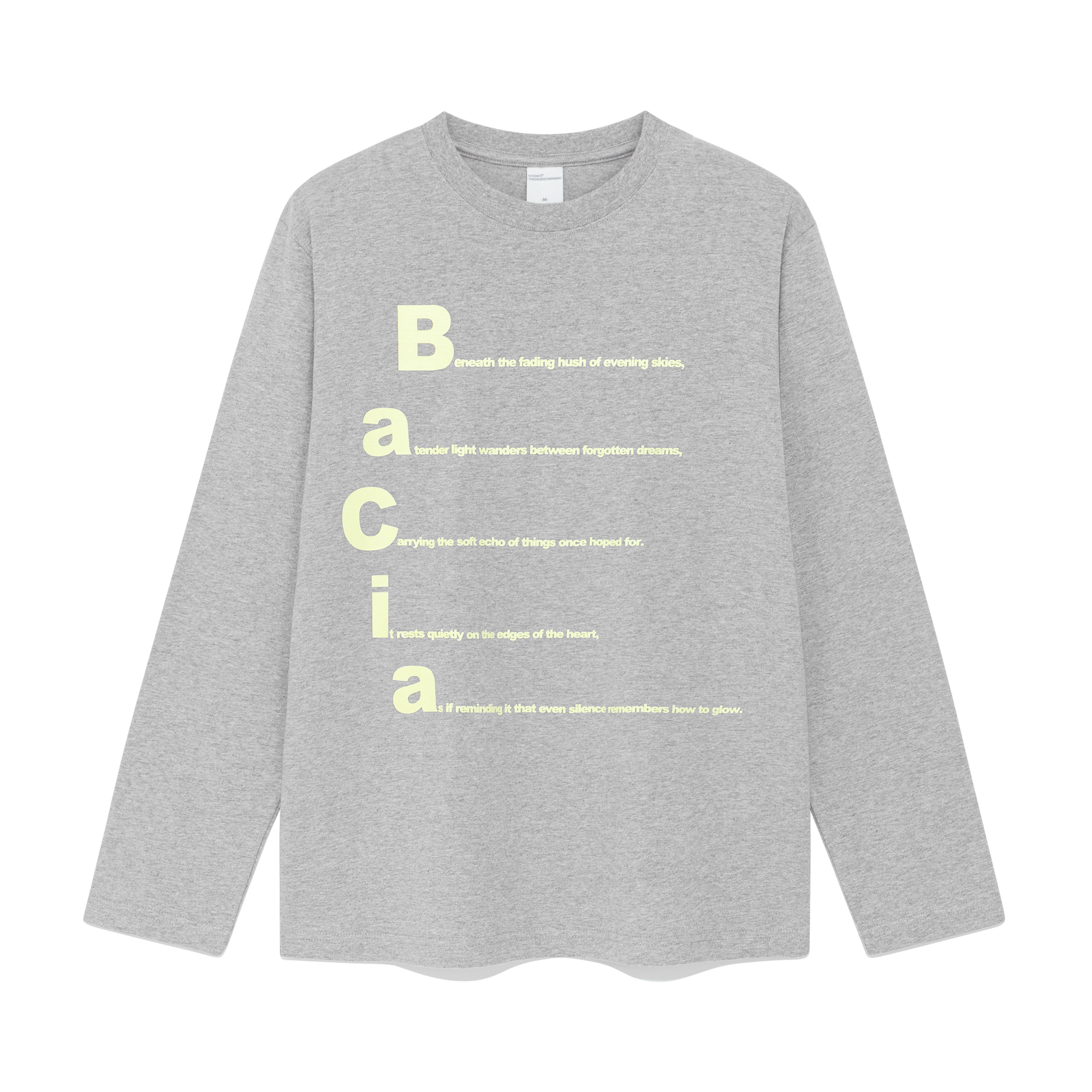 TCM bacia long sleeve (melange grey)