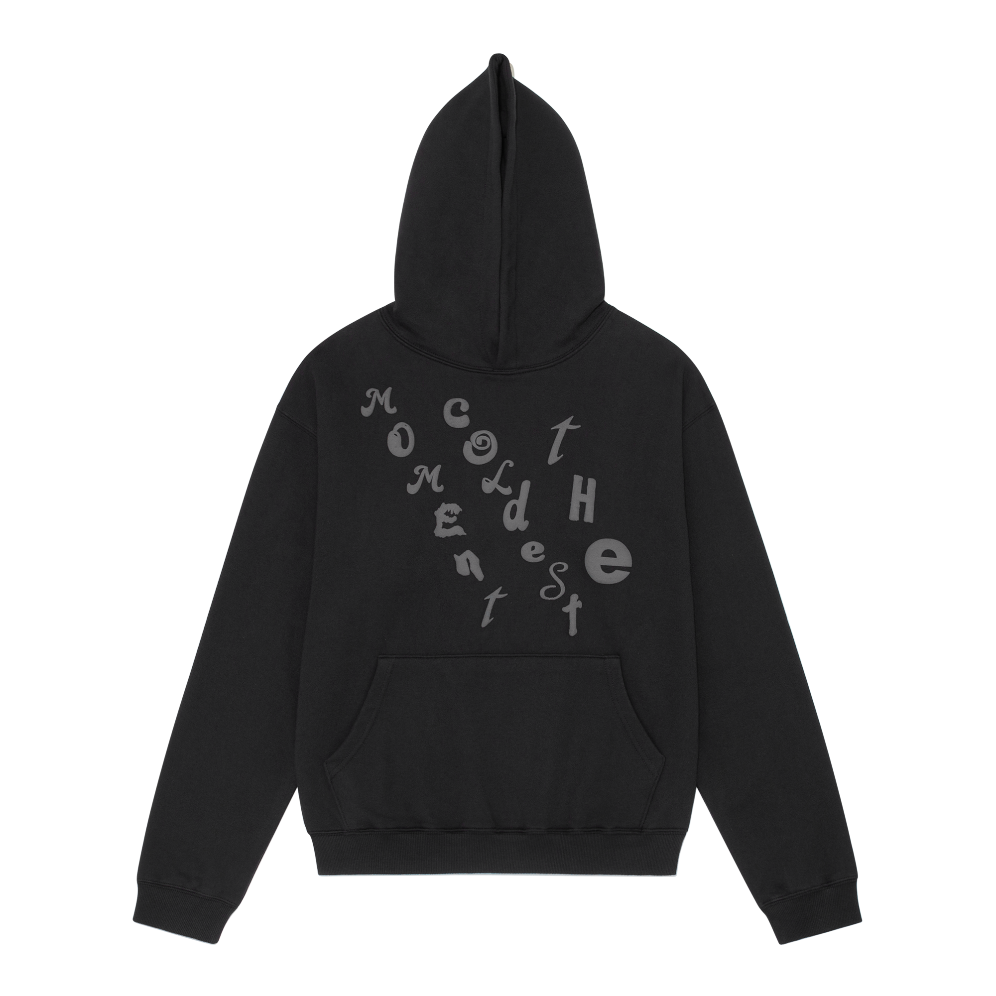 TCM diagonal hoodie (black)