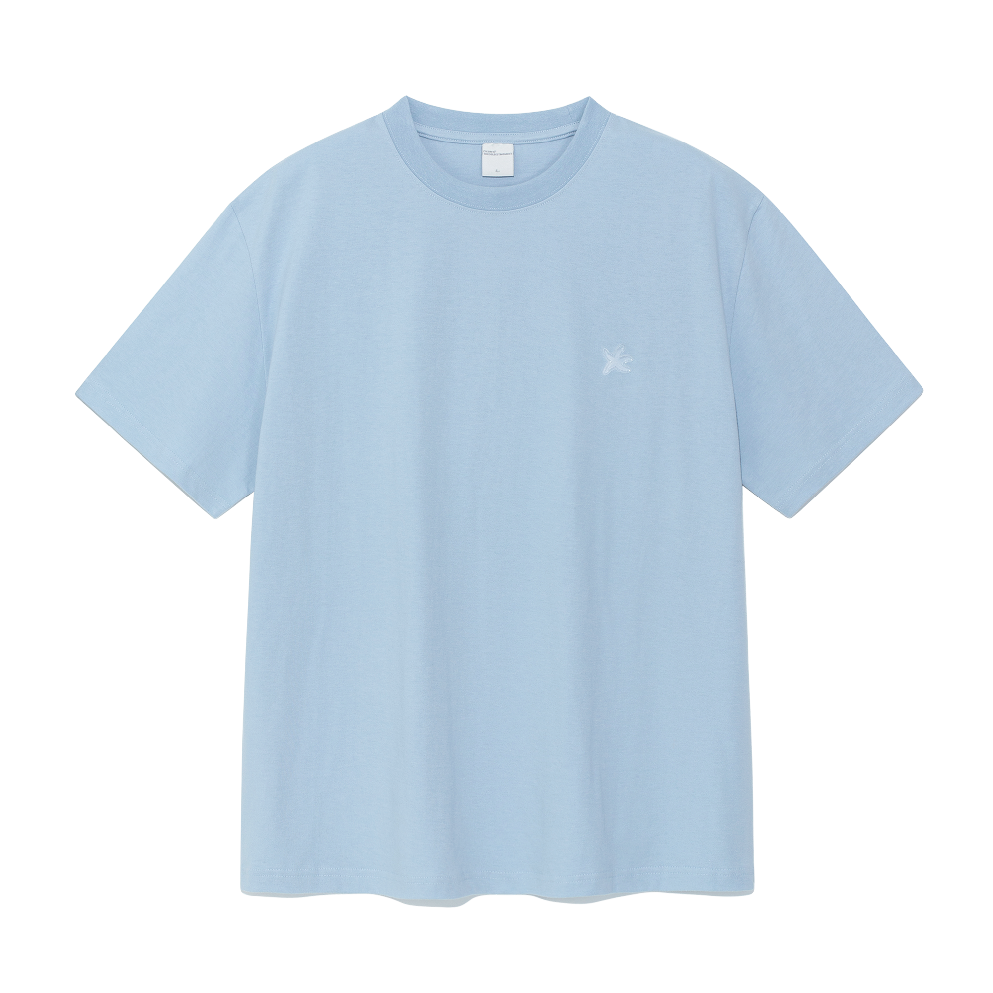 TCM starfish label T (sky blue)