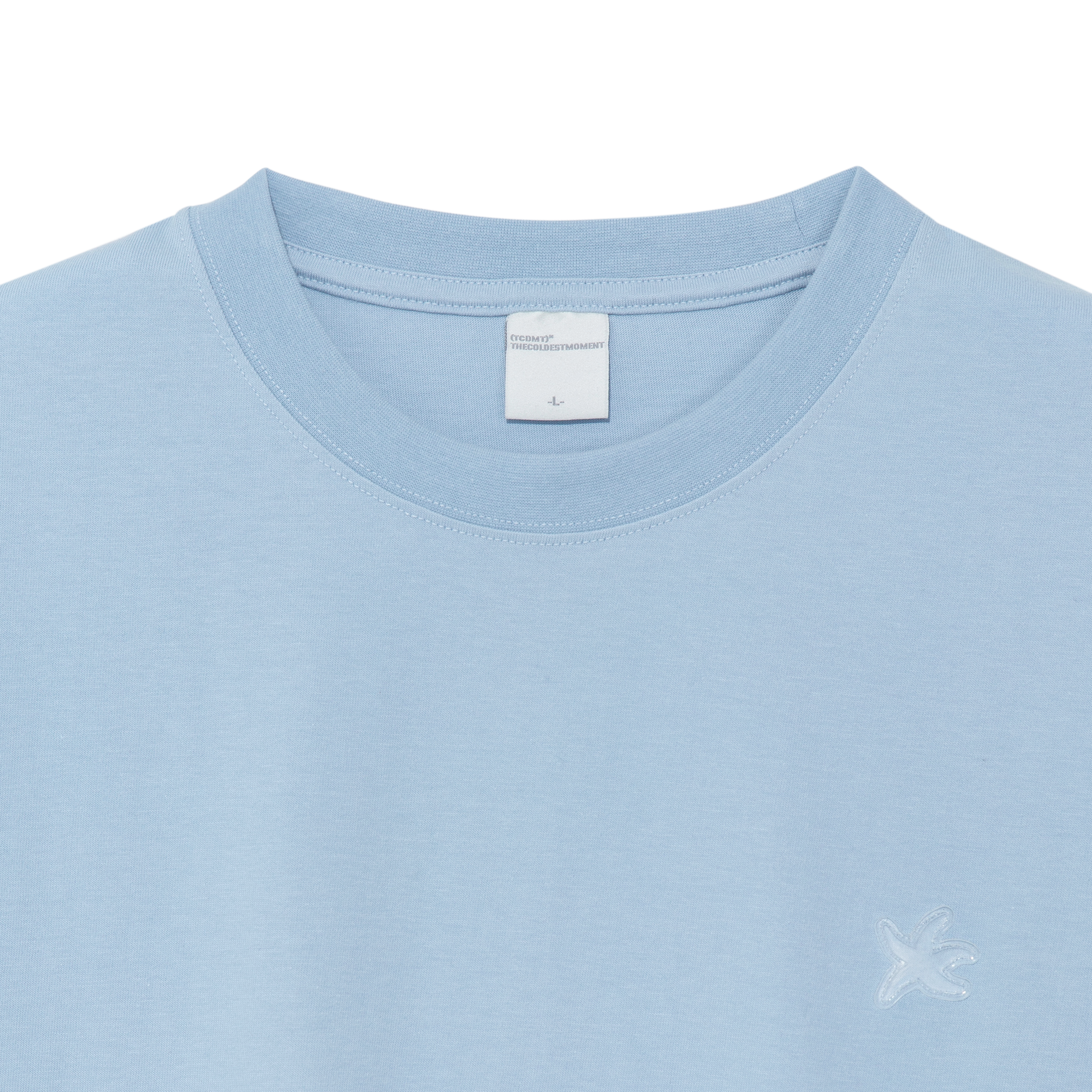TCM starfish label T (sky blue)