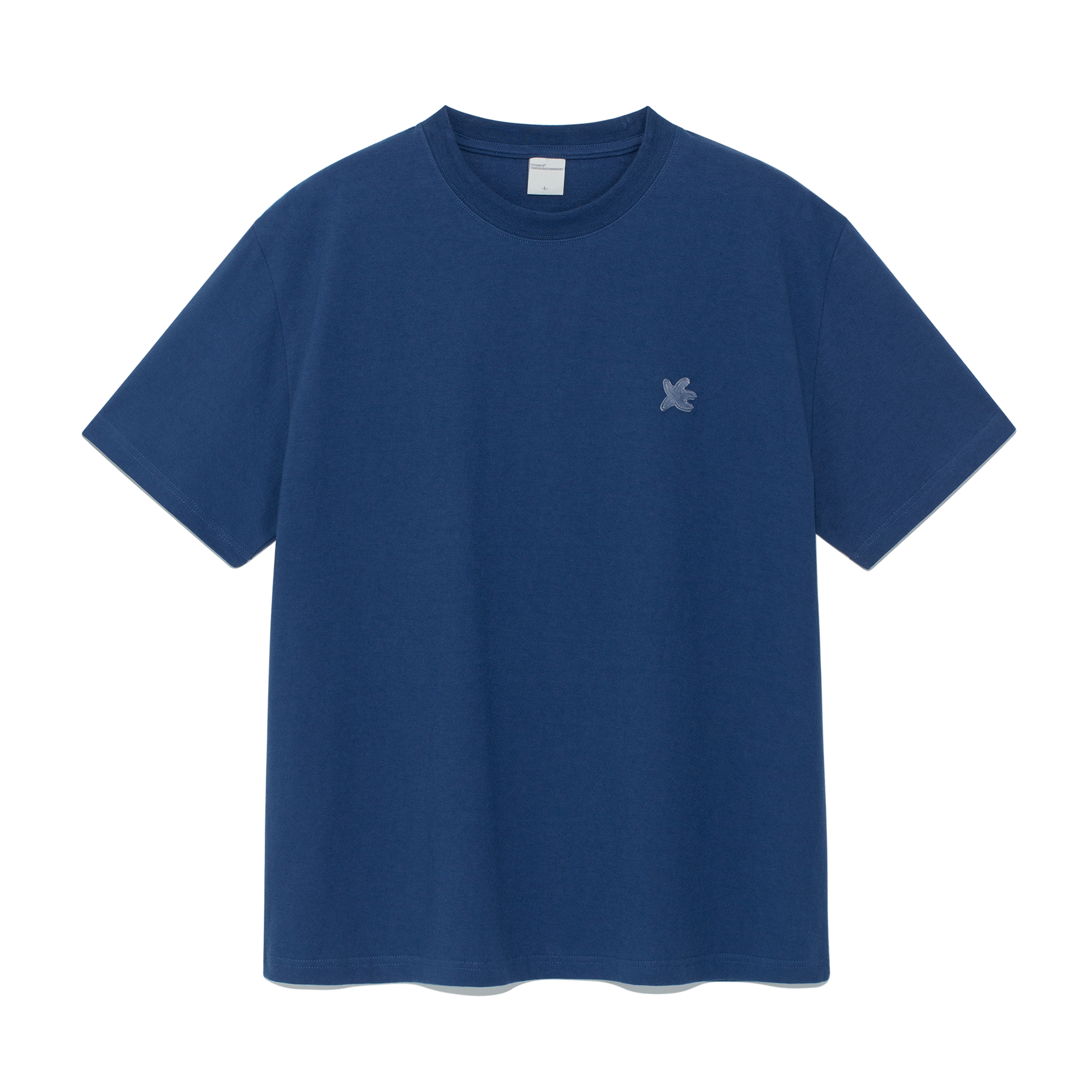 TCM starfish label T (dark navy)