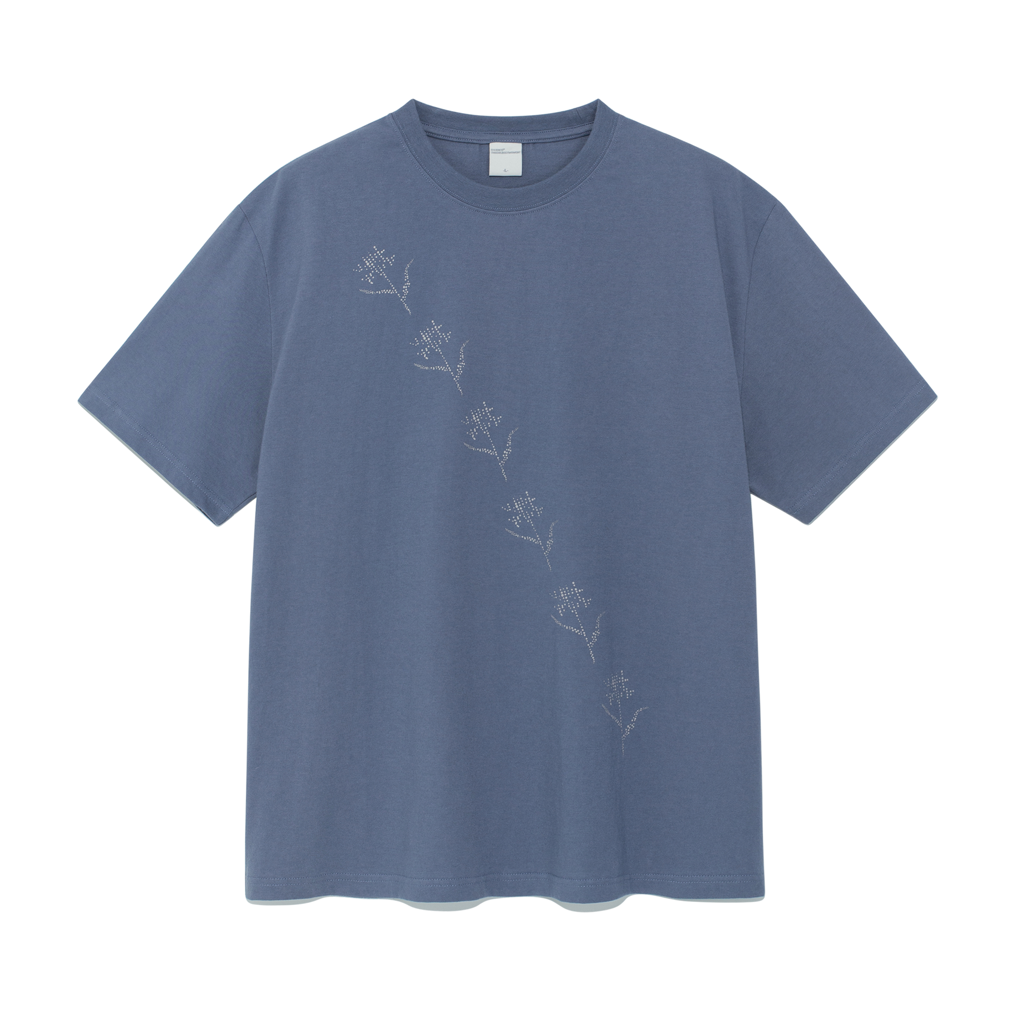TCM dot flower T (blue)