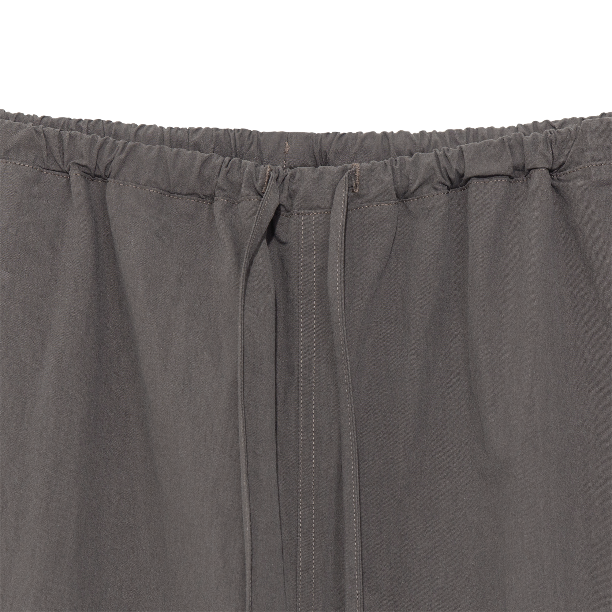 TCM mini logo nylon pants (brown)