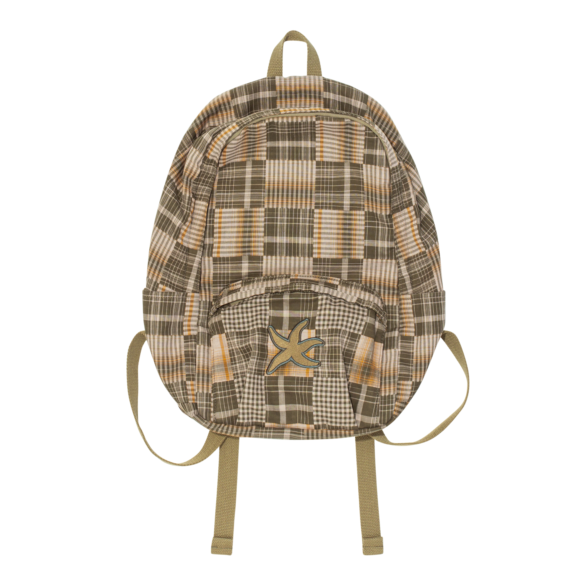 TCM starfish patchwork backpack (vintage brown)