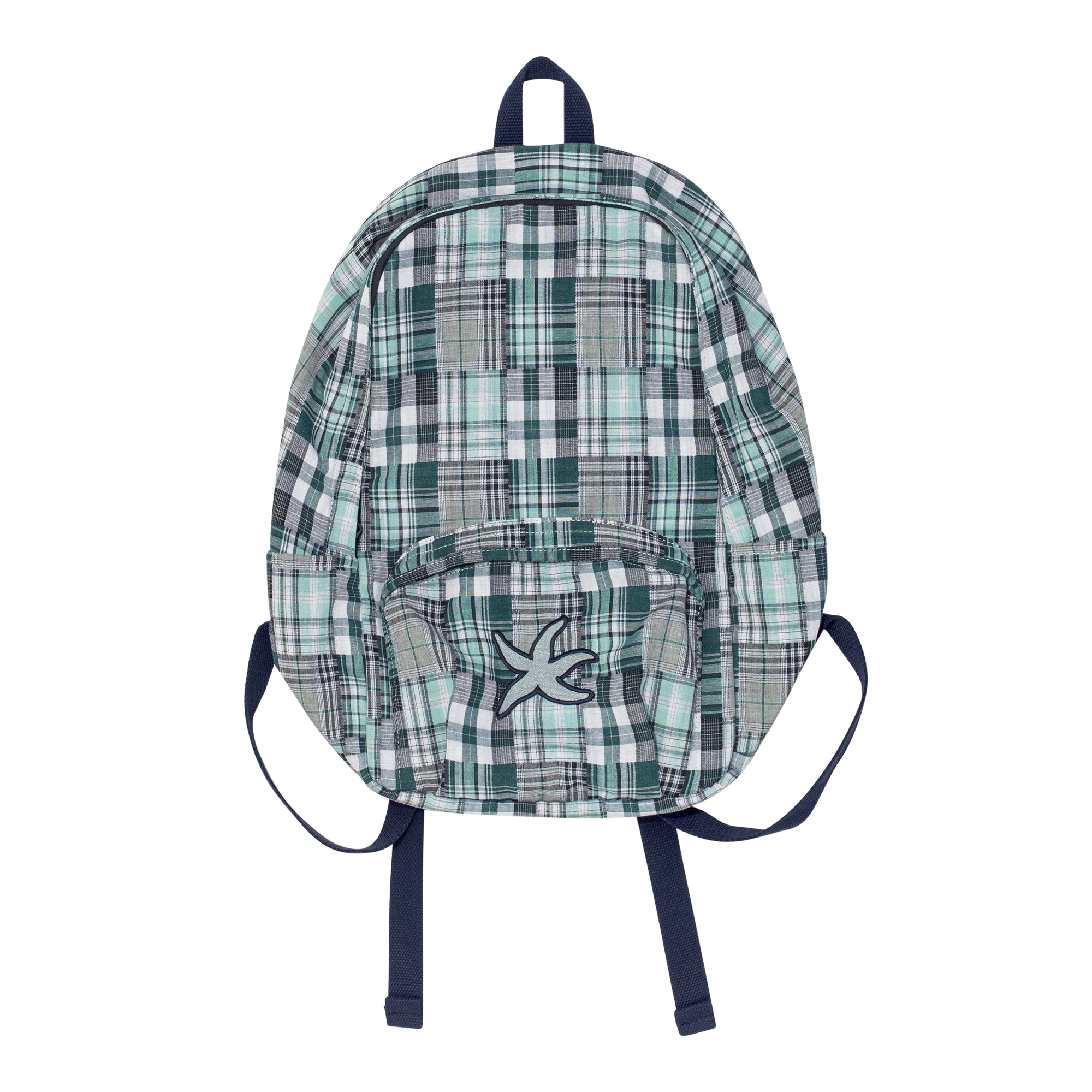 TCM starfish patchwork backpack (green)
