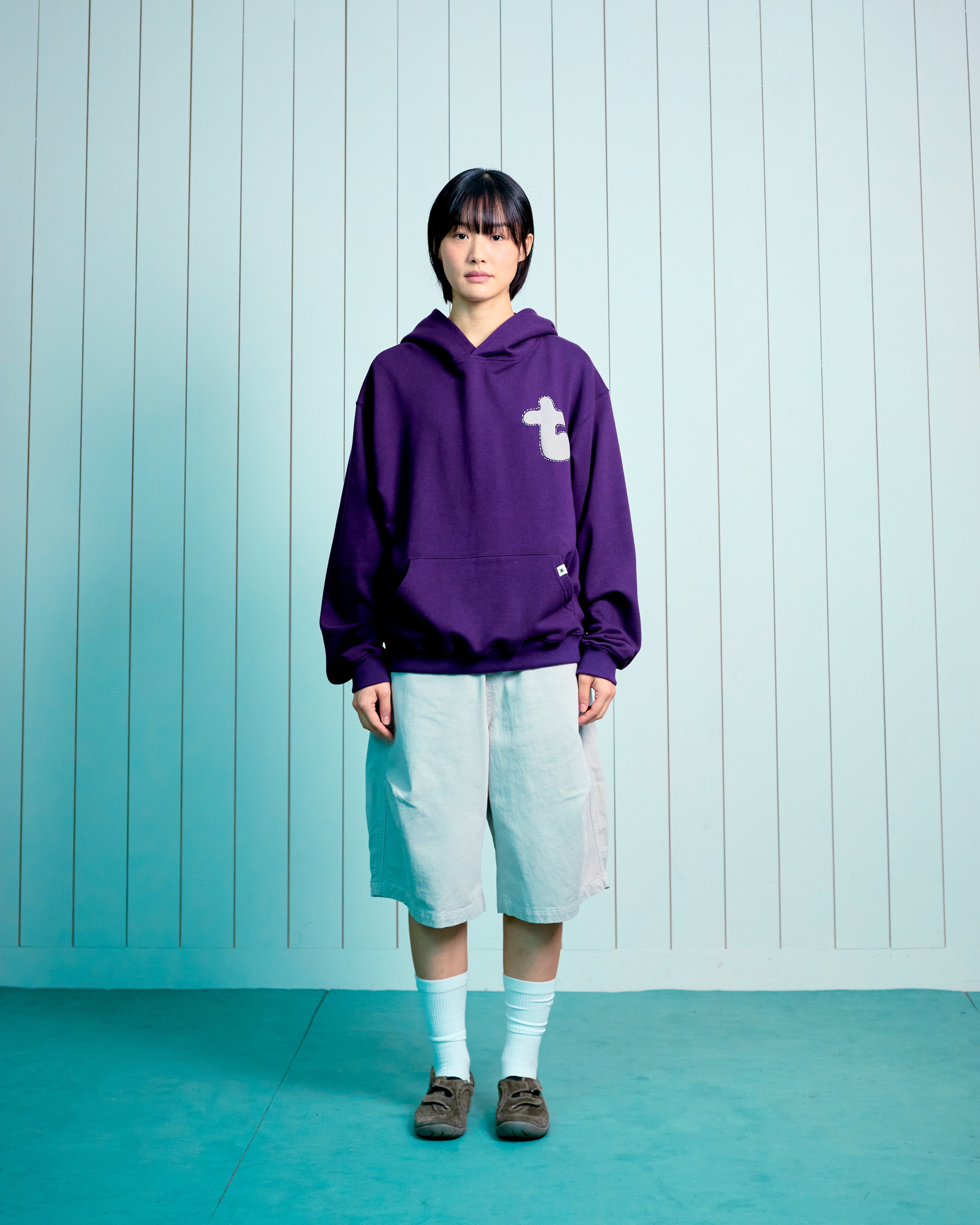 TCM T hoodie (purple)