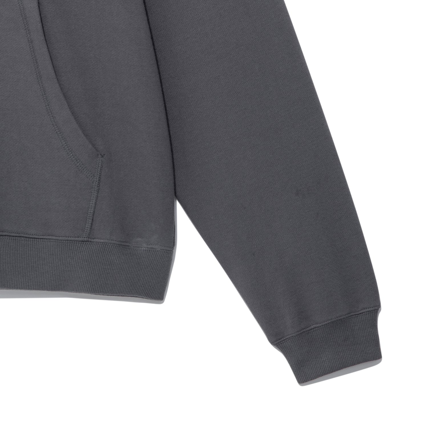 TCM 3 stitch hooded zip-up (dark grey)