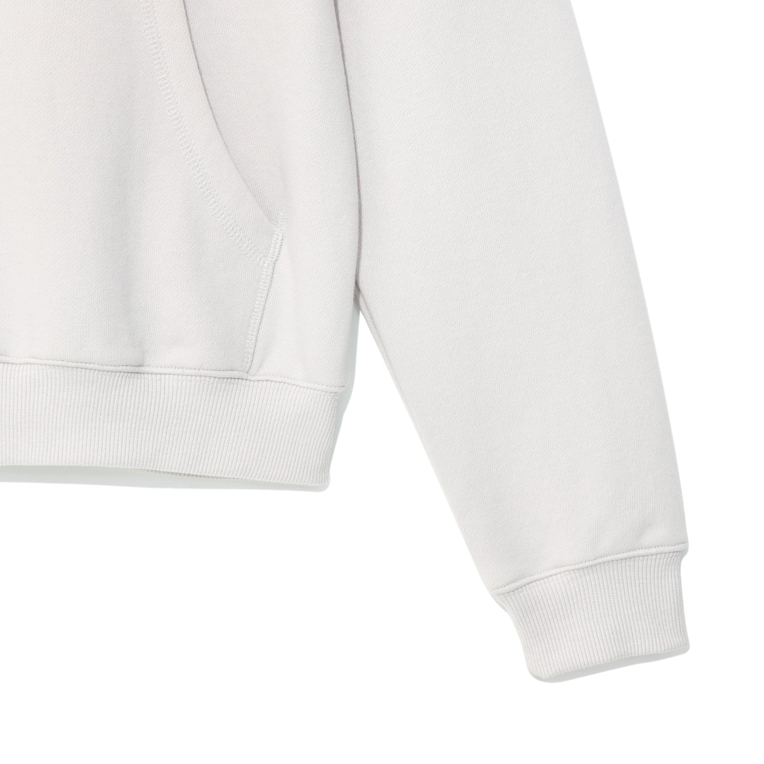 TCM 3 stitch hooded zip-up (grey beige)