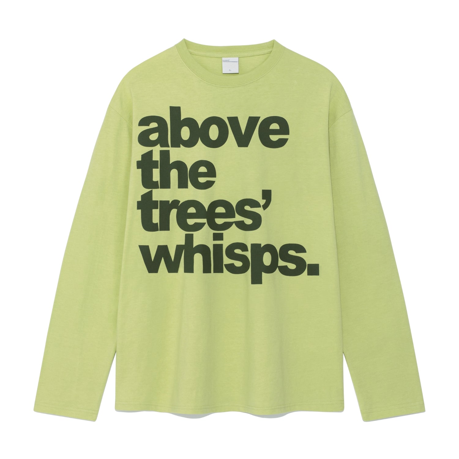TCM above long sleeve (lime)