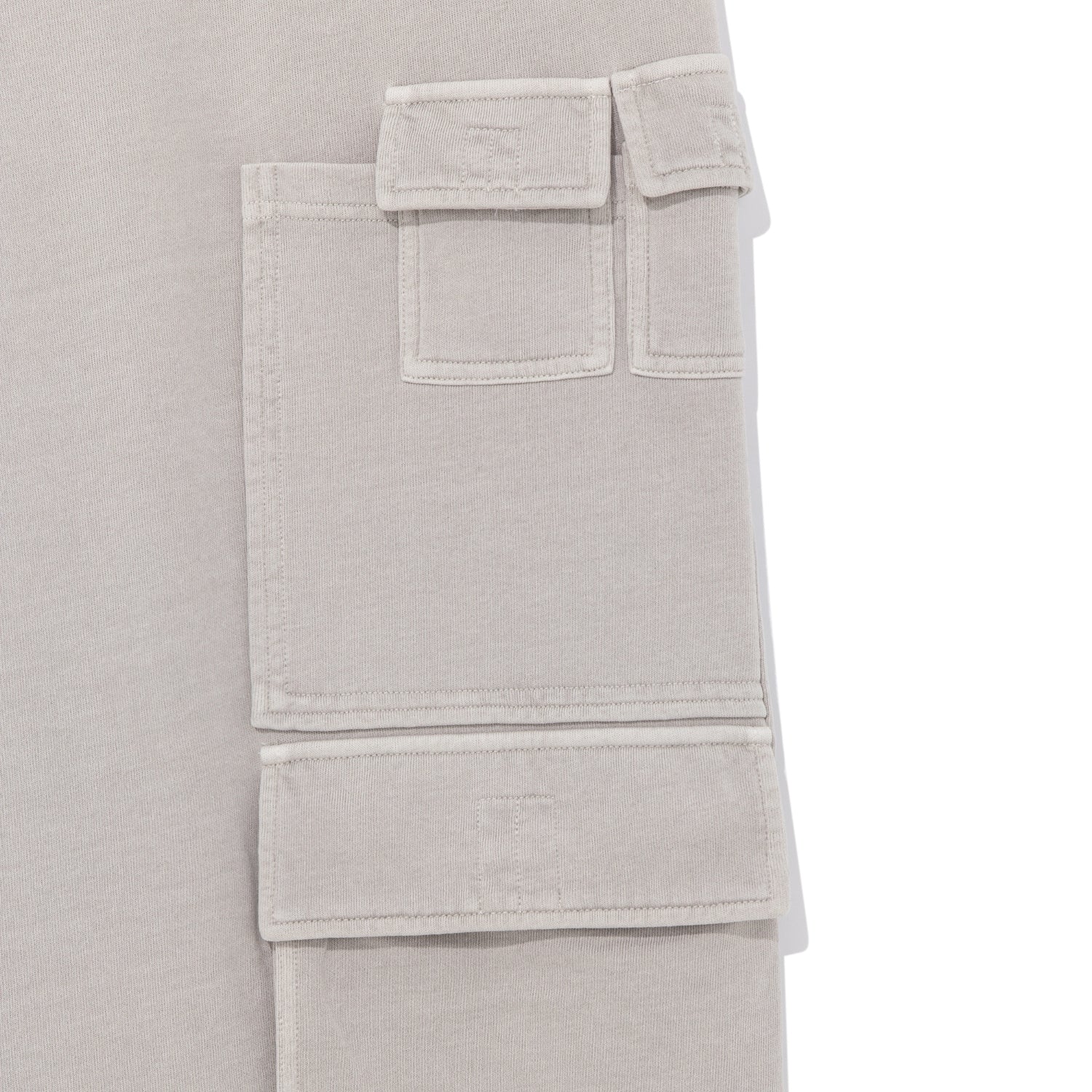 TCM pigment multi cargo sweat pants (light grey)