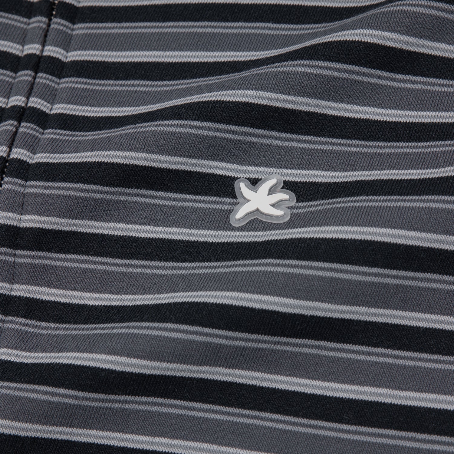 TCM stripe standard hooded zip-up (black)