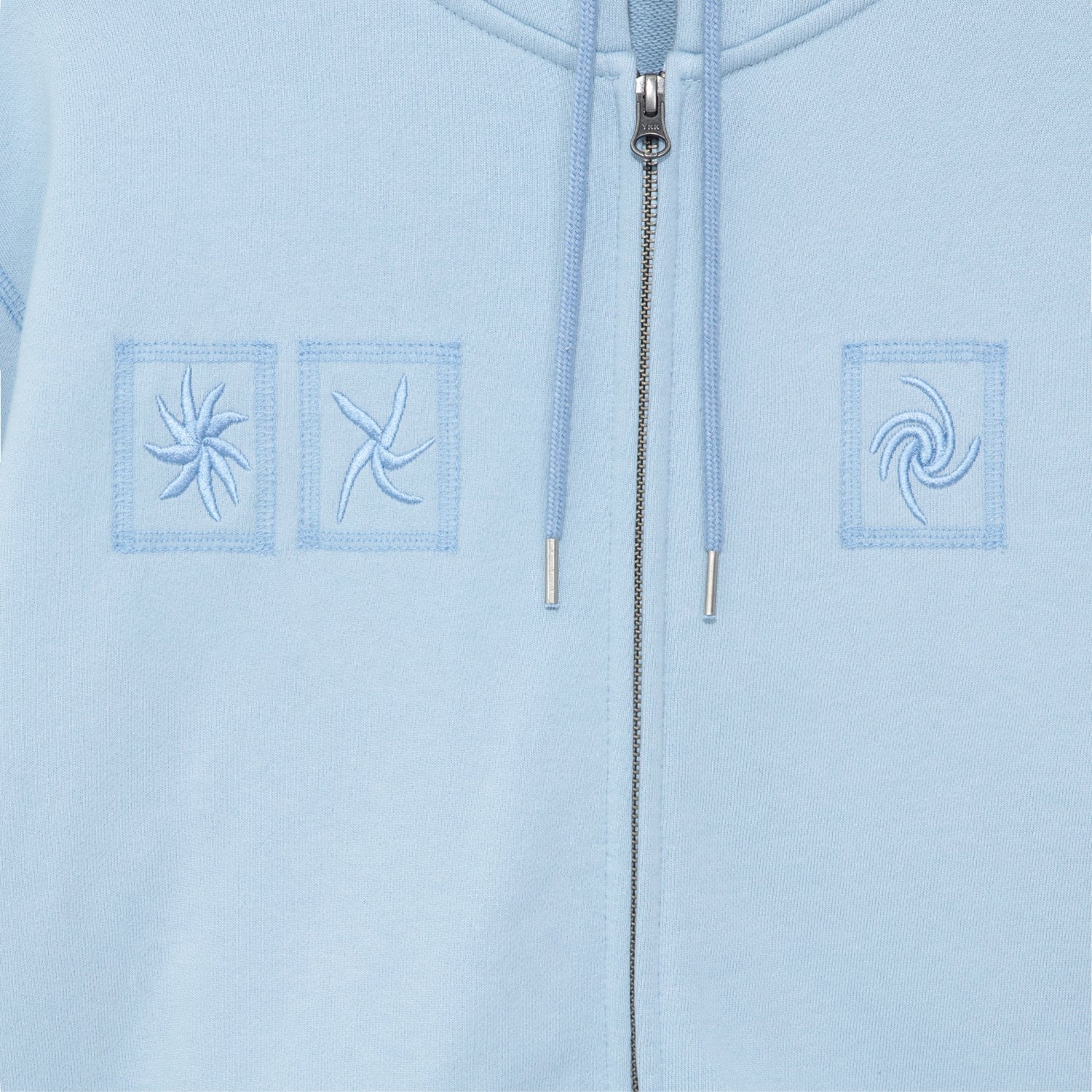 TCM tornado hooded zip-up (sky blue)