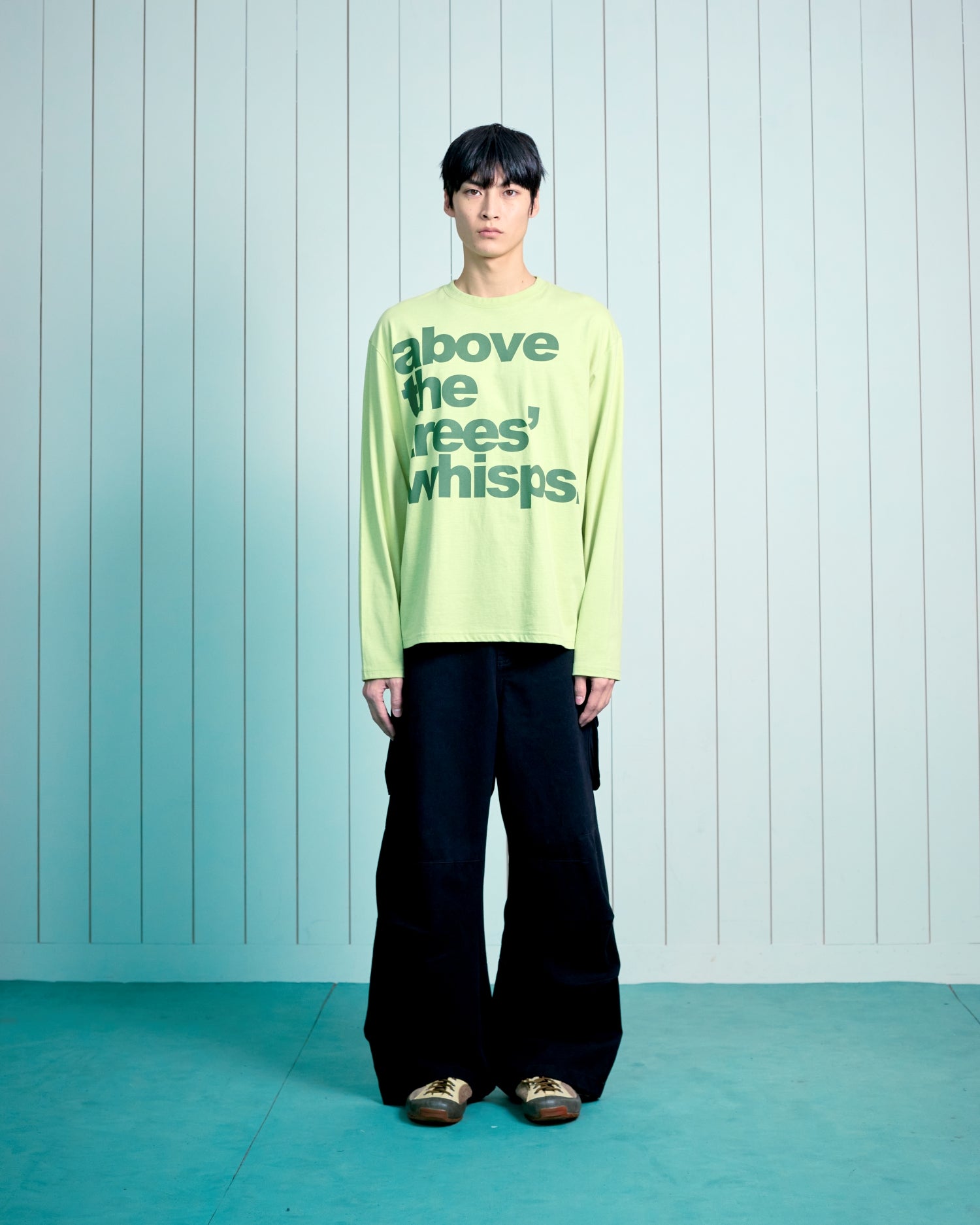 TCM above long sleeve (lime)