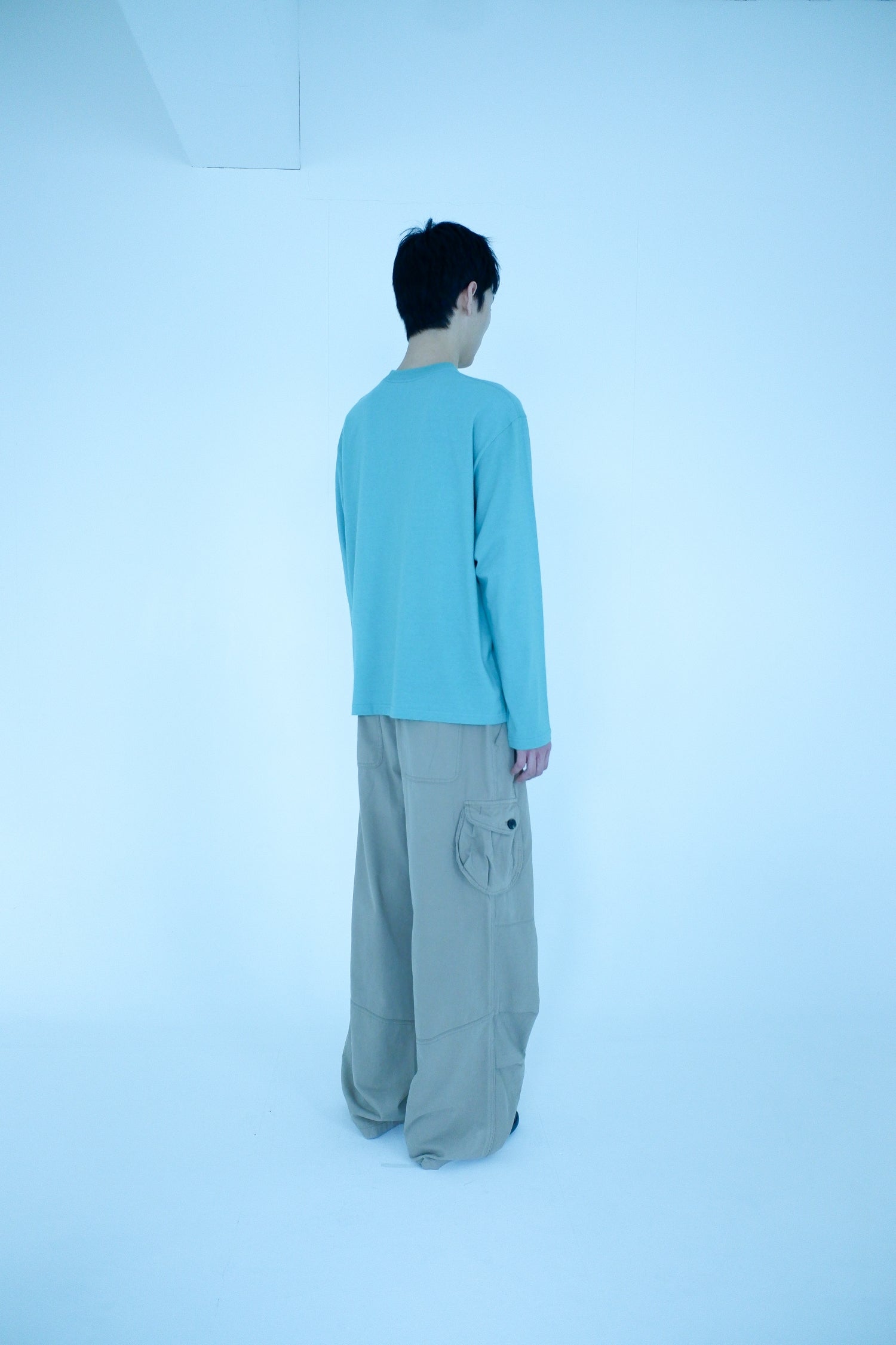 TCM box long sleeve (ash green)